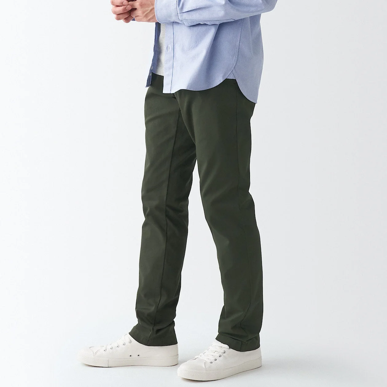 Men's Stretch Chino Slim Fit Pants (L 32inch / 82cm) - Image 29