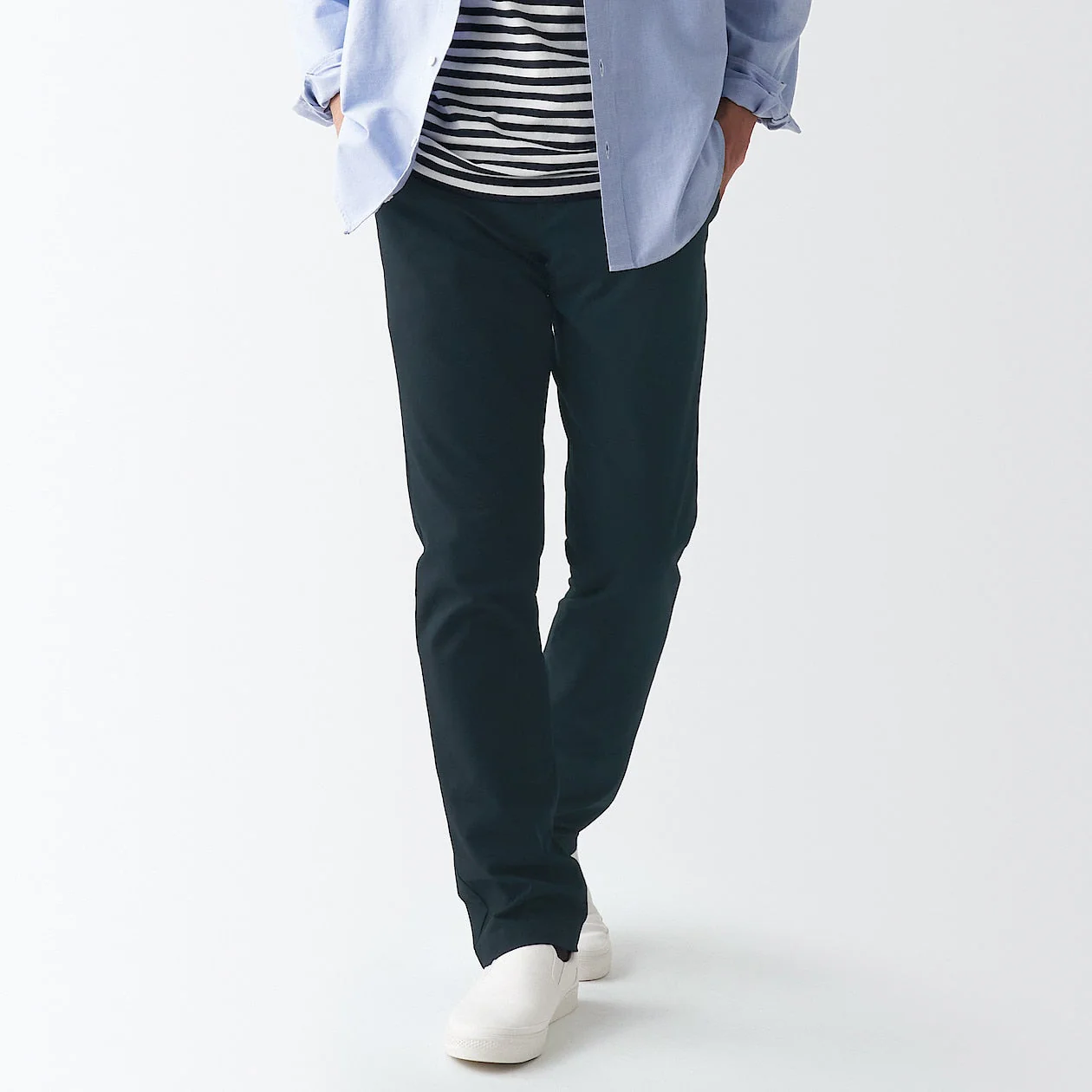 Men's Stretch Chino Slim Fit Pants (L 32inch / 82cm) - Image 38