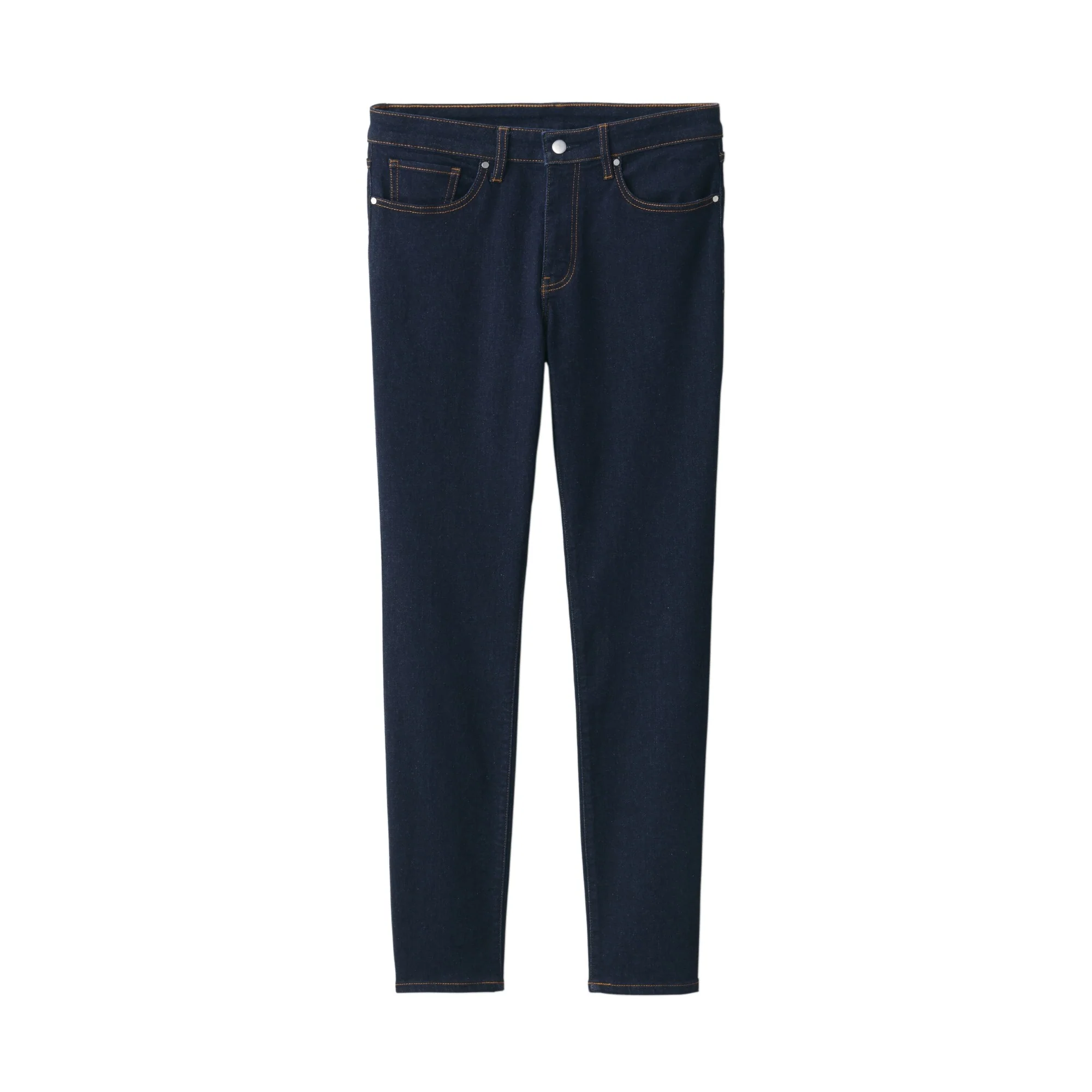 Men's Super Stretch Denim Skinny Pants Dark Navy (L 30inch / 76cm) - Image 2