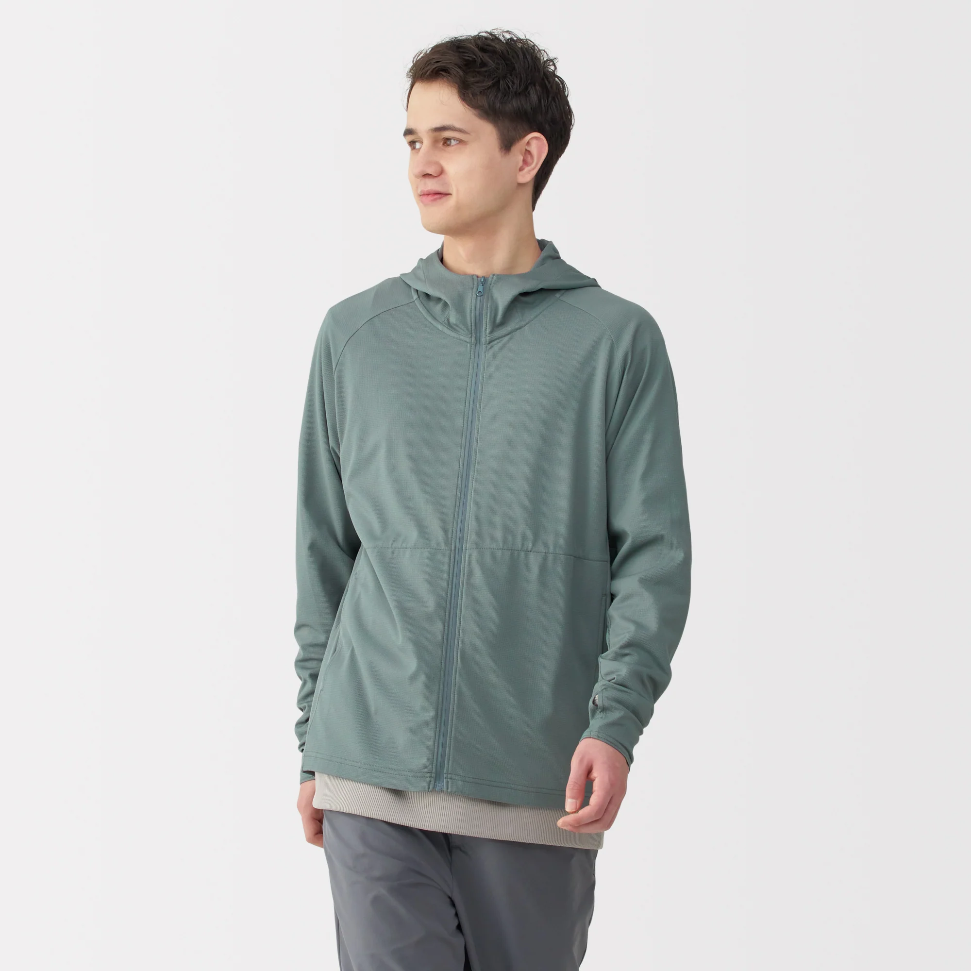 Men's UV Protection Quick Dry Pocketable Zip-Up Hoodie - Image 14