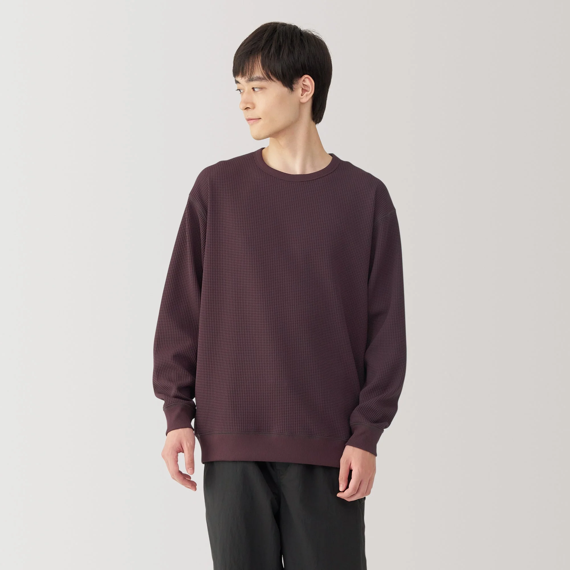 Men's UV Protection Quick Dry Waffle Long Sleeve T-Shirt - Image 3