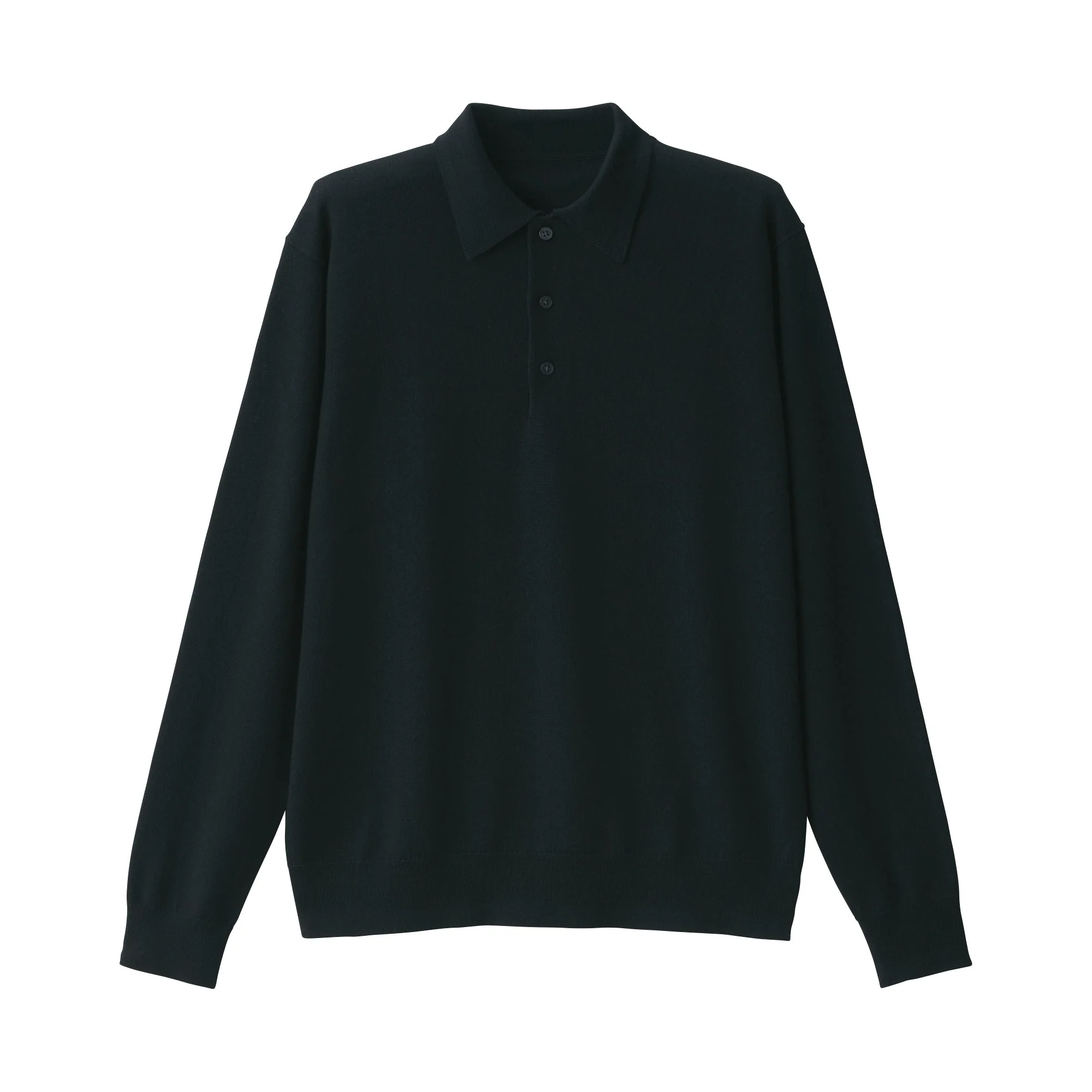 Men's Washable High-Gauge Polo Sweater - Image 9