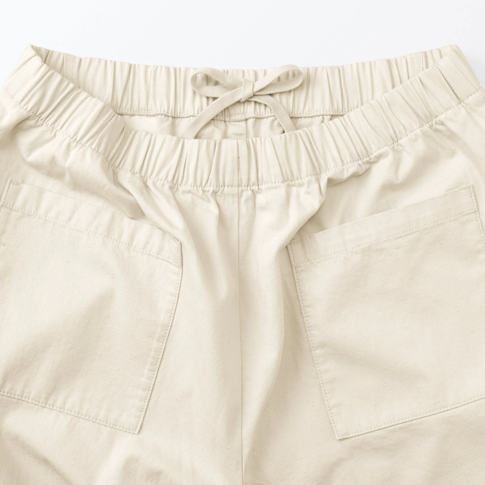 Men's Washed Denim Easy Pants - Natural - Image 9