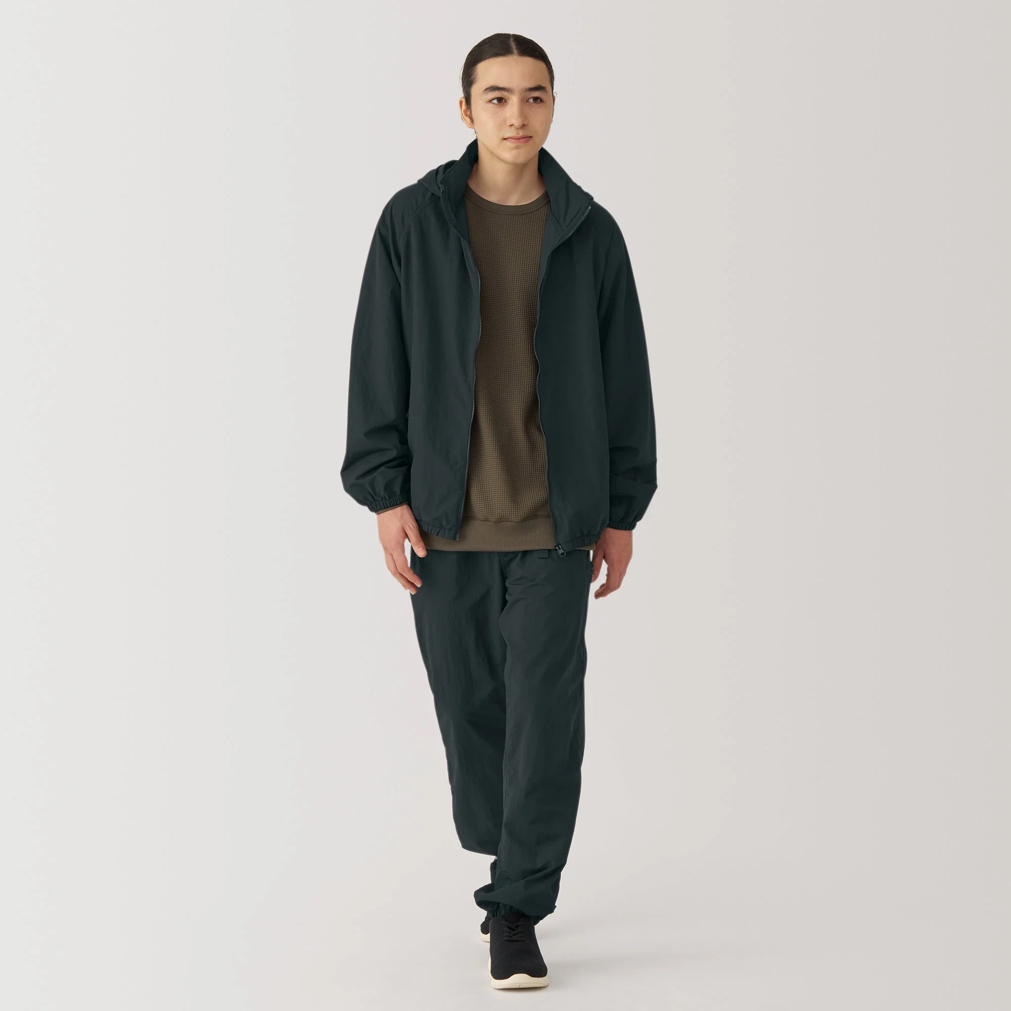 Men's Water Repellent Nylon Windbreaker - Image 35