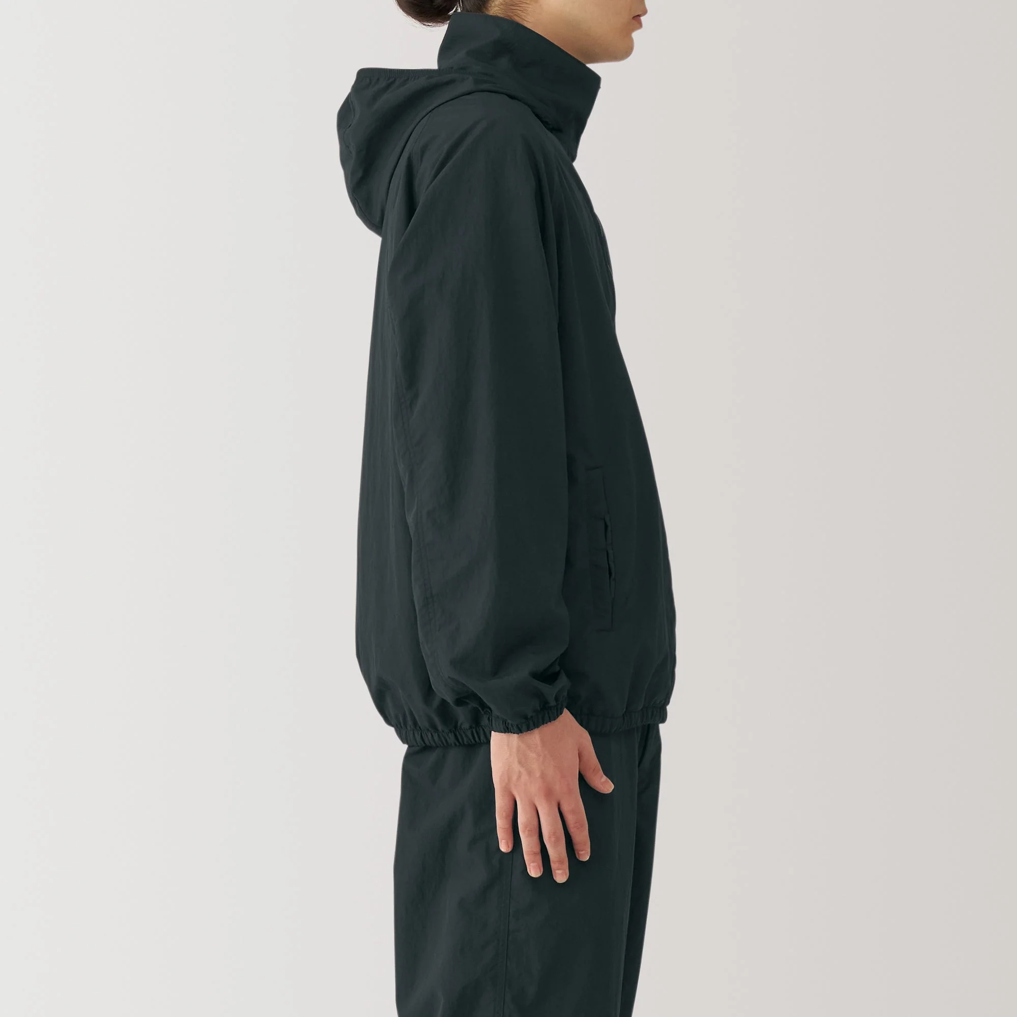 Men's Water Repellent Nylon Windbreaker - Image 36
