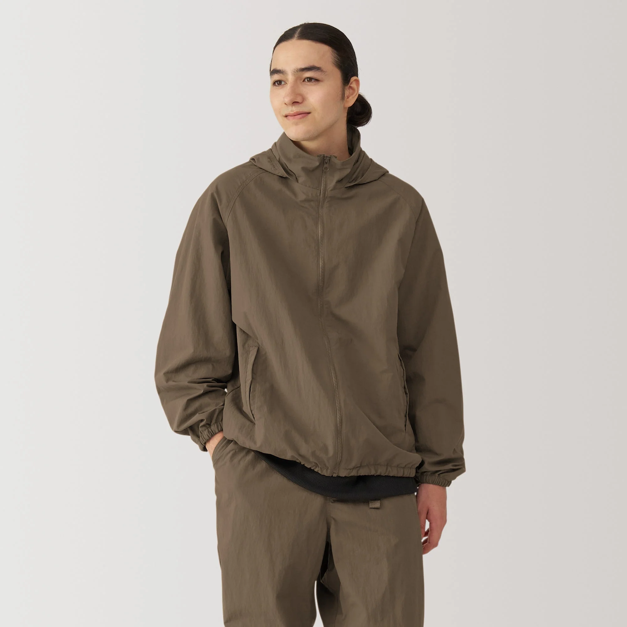 Men's Water Repellent Nylon Windbreaker - Image 48