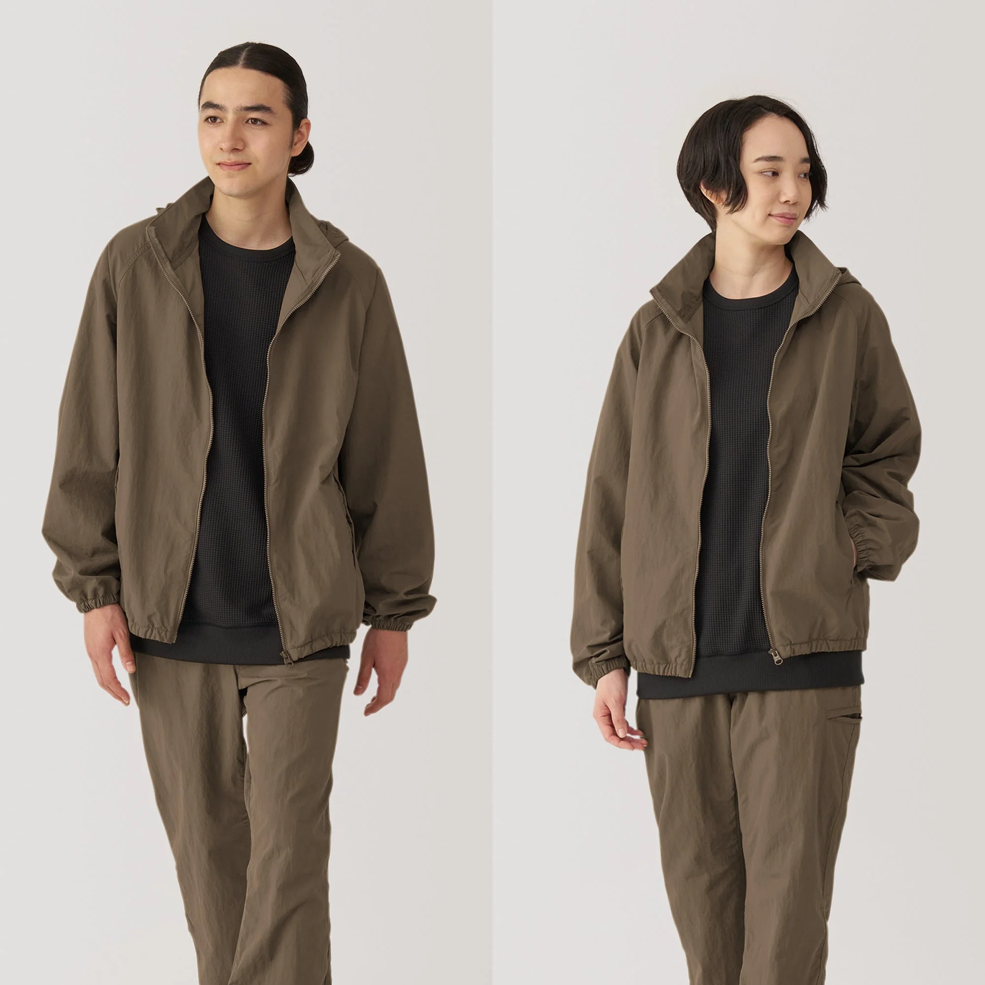Men's Water Repellent Nylon Windbreaker - Image 49