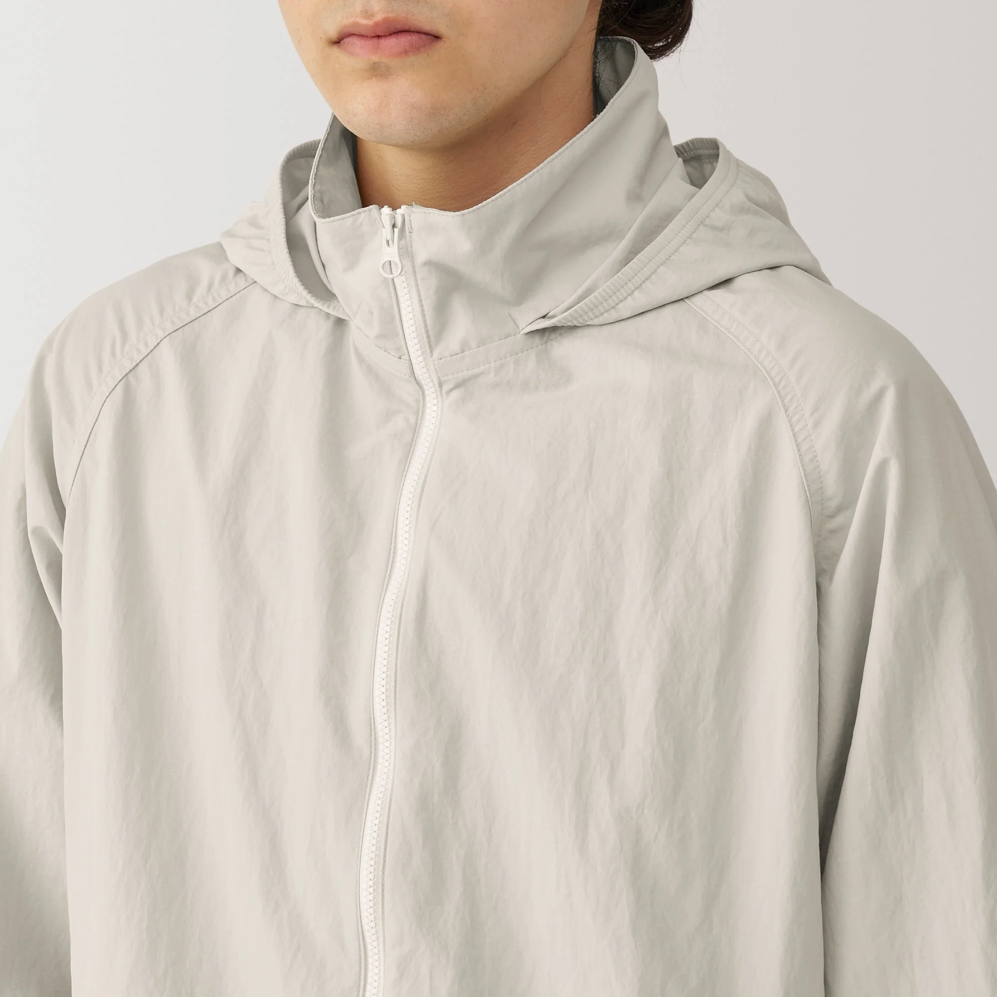Men's Water Repellent Nylon Windbreaker - Image 9