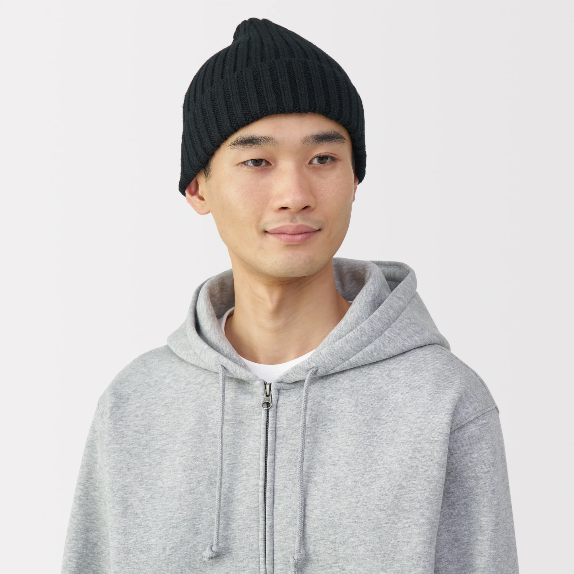 Merino Wool Ribbed Beanie - Image 15