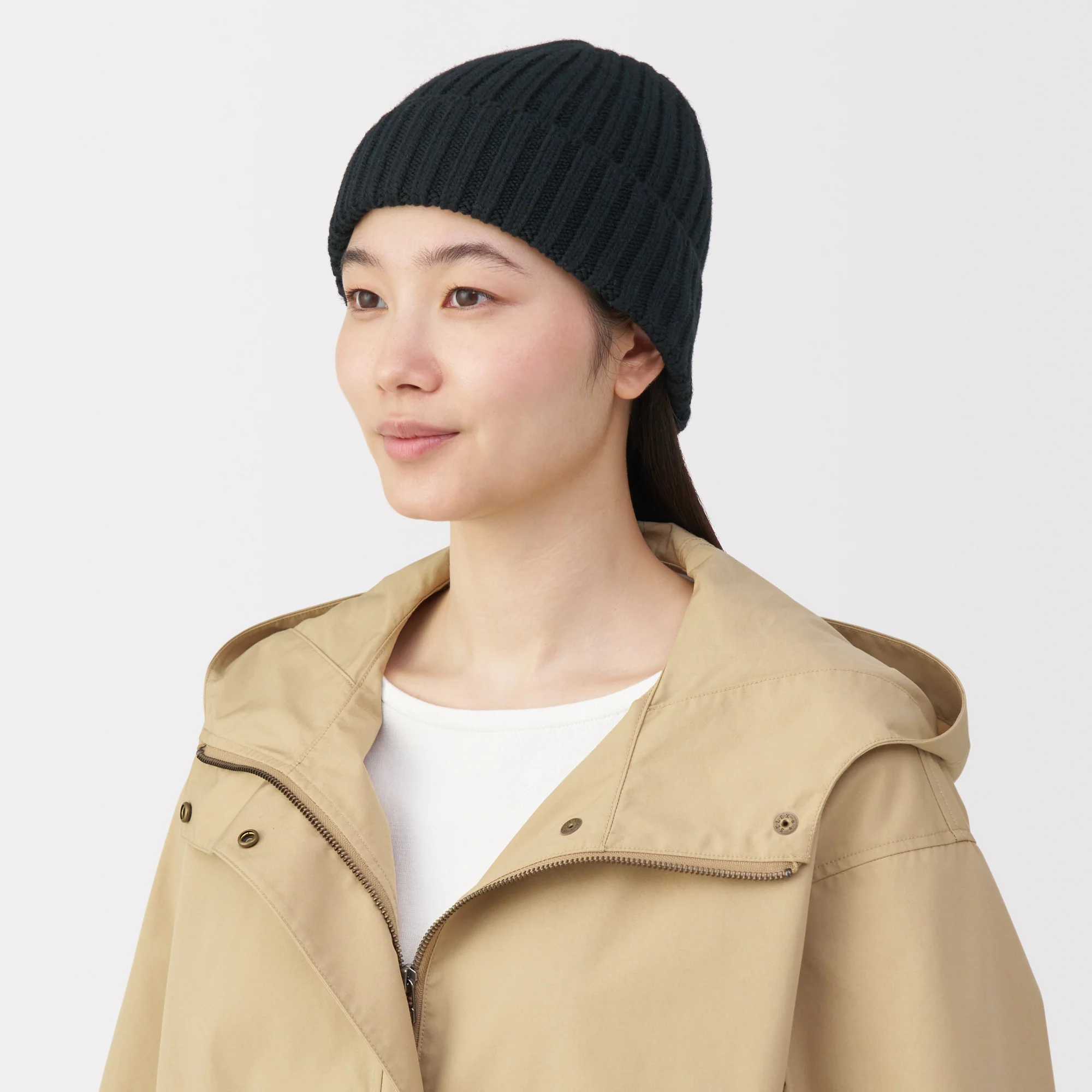 Merino Wool Ribbed Beanie - Image 16