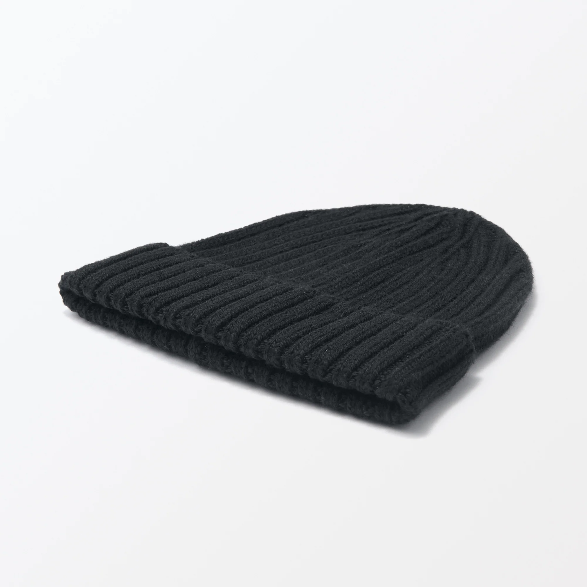 Merino Wool Ribbed Beanie - Image 17