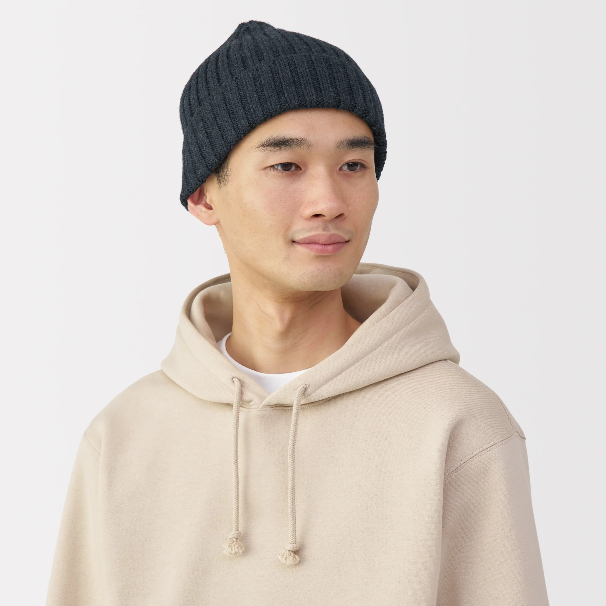 Merino Wool Ribbed Beanie - Image 21