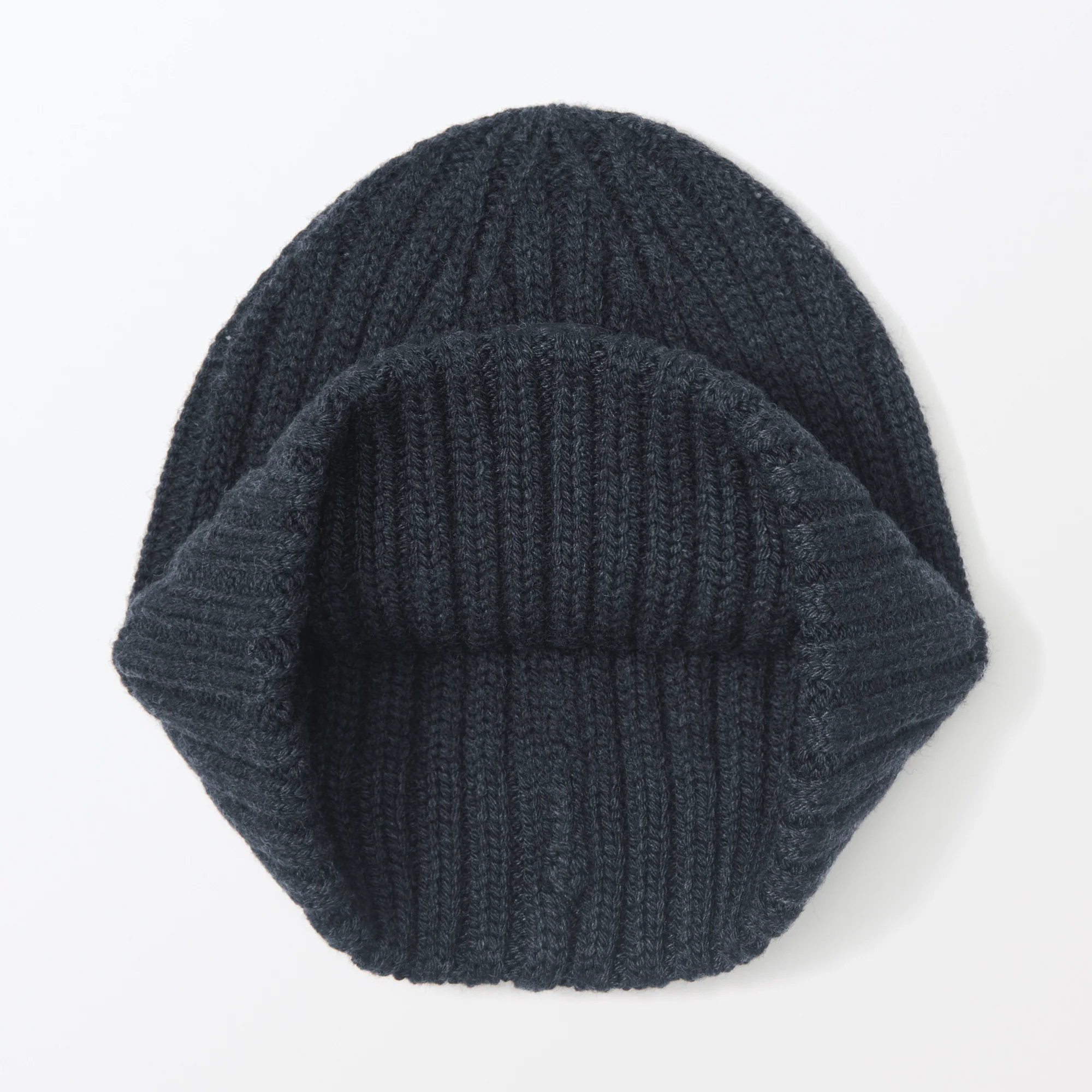 Merino Wool Ribbed Beanie - Image 24