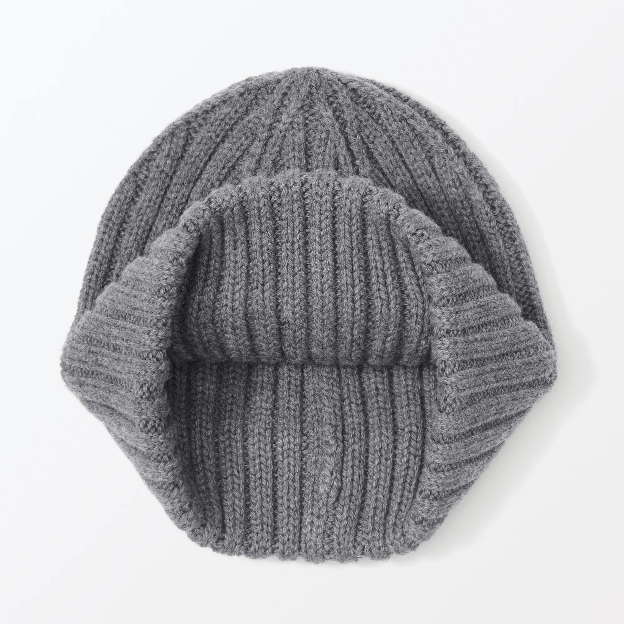 Merino Wool Ribbed Beanie - Image 30