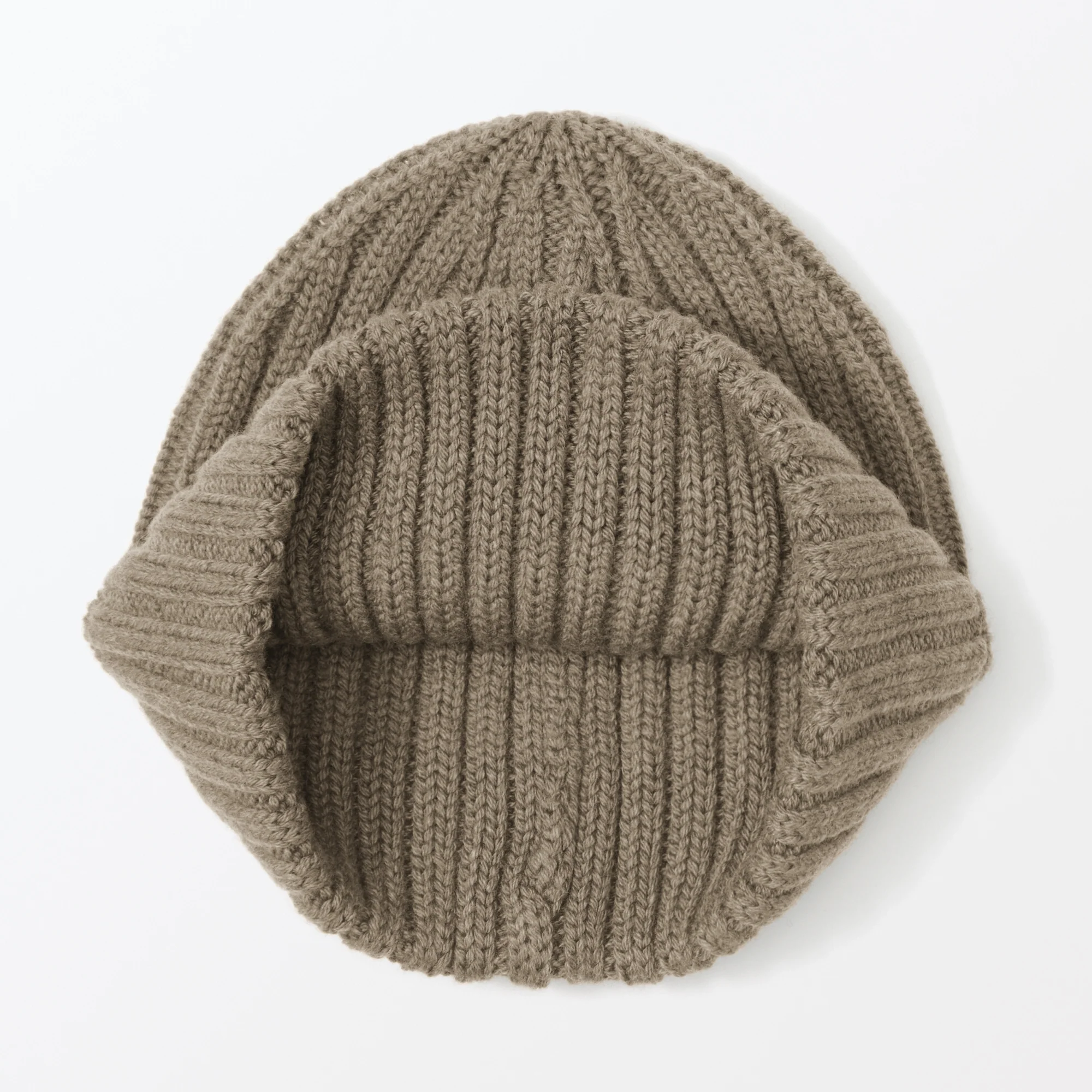 Merino Wool Ribbed Beanie - Image 42