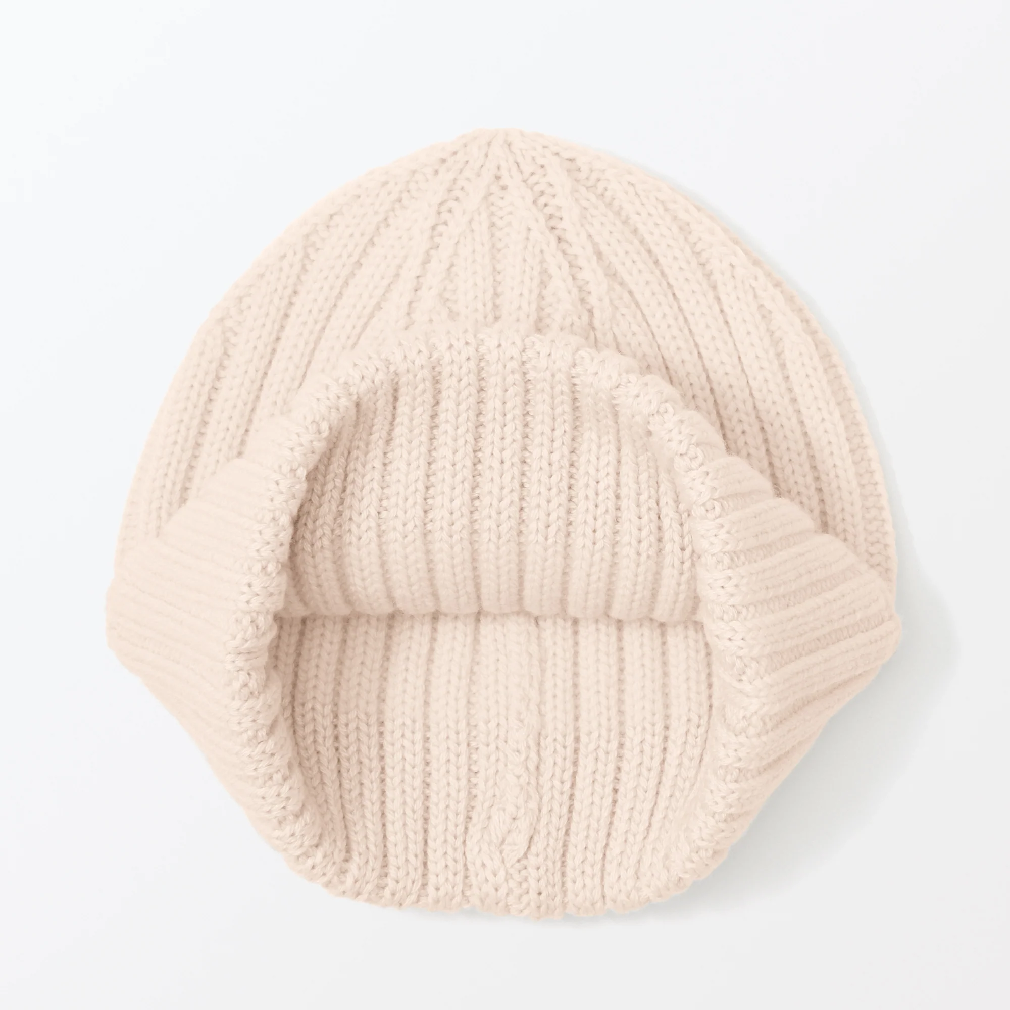 Merino Wool Ribbed Beanie - Image 6