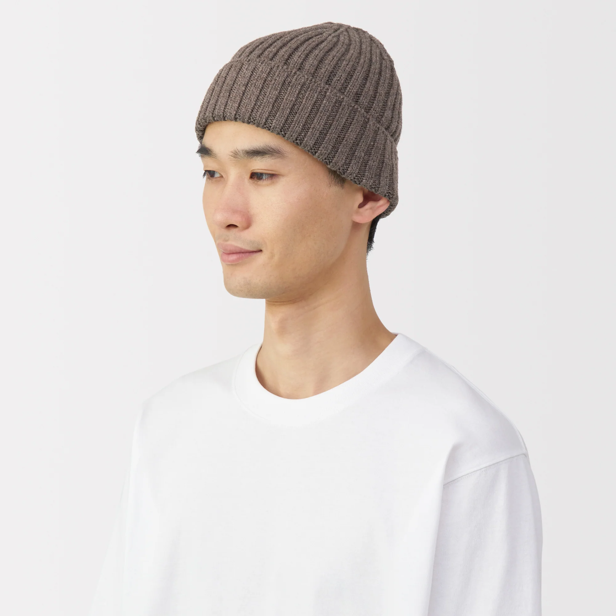 Merino Wool Ribbed Beanie - Image 9