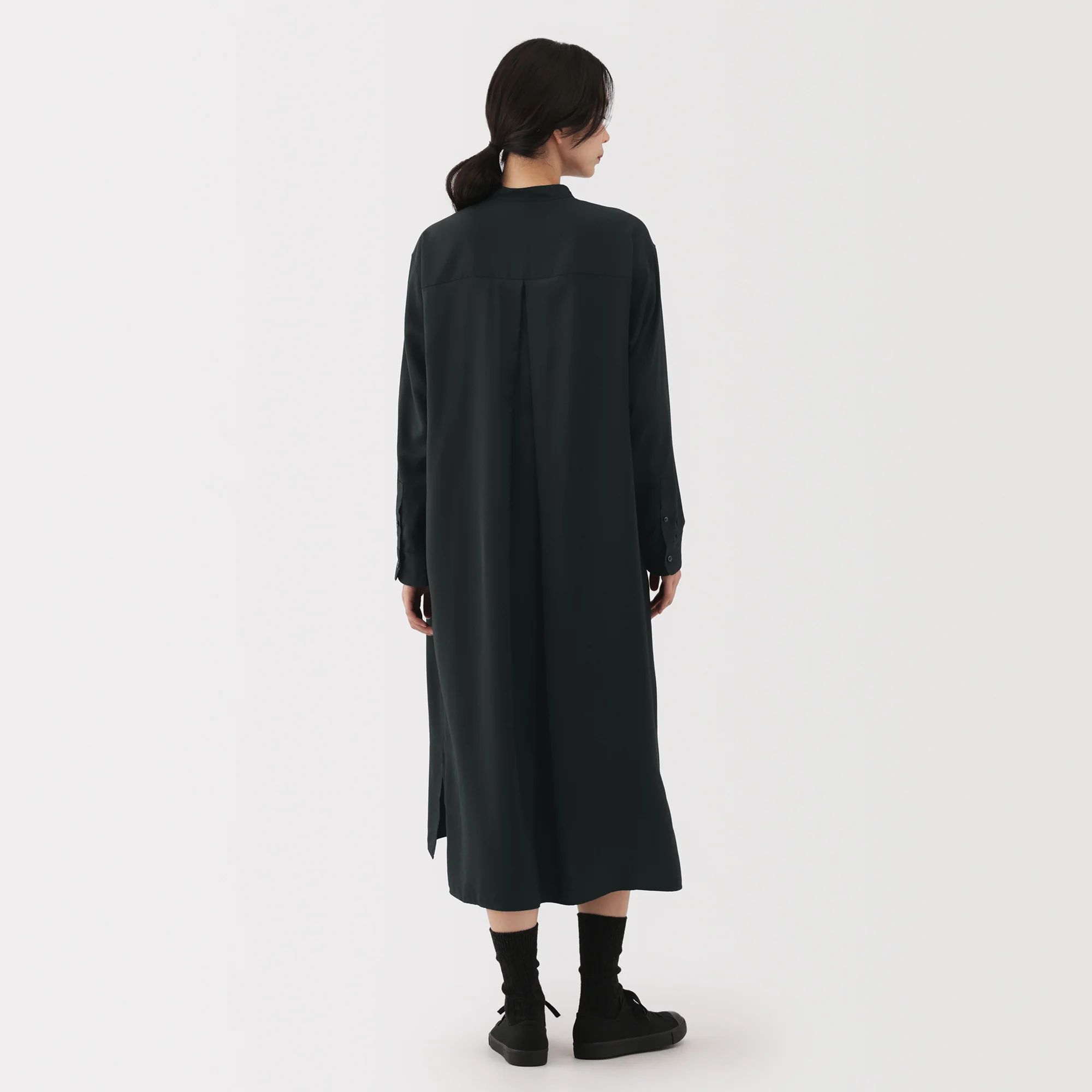 Labo Modal Blend Relaxed Shirt Dress - Image 6