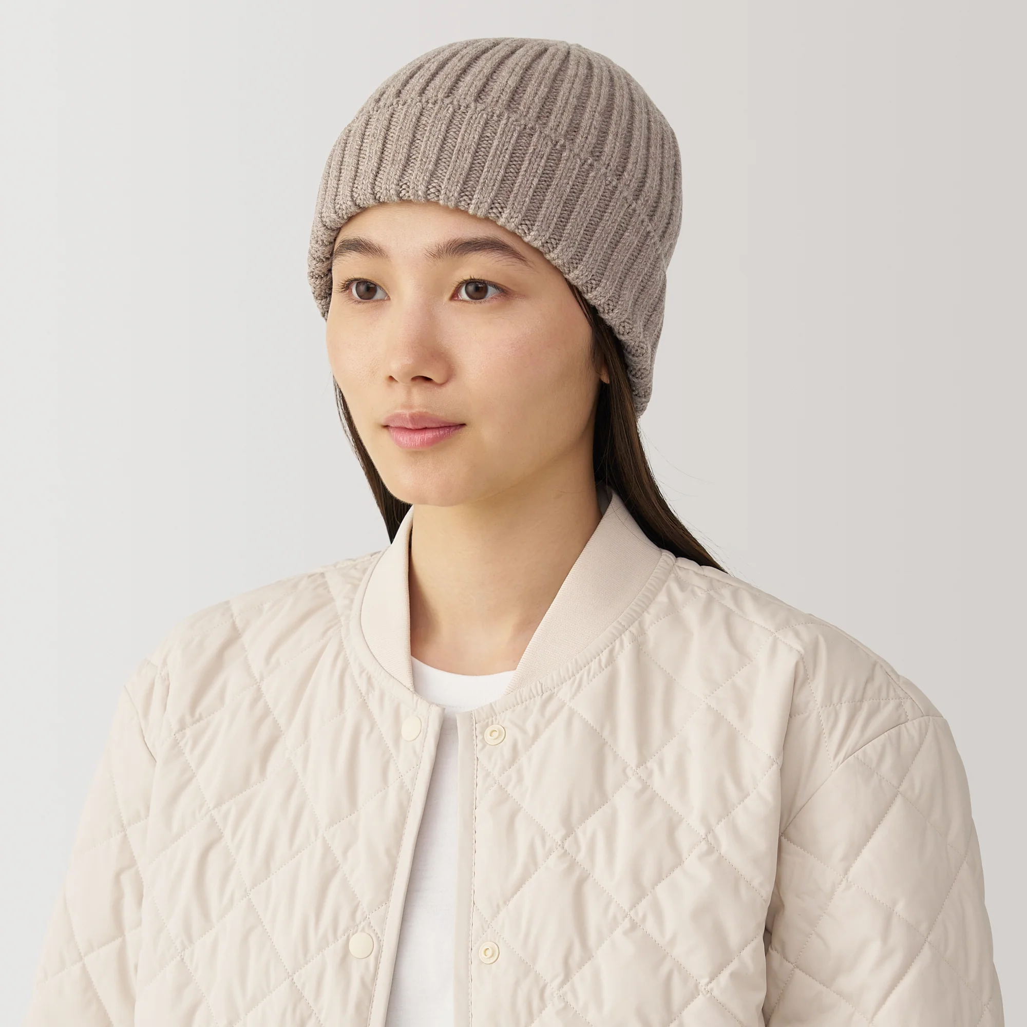 Non-Itchy Ribbed Beanie - Image 3