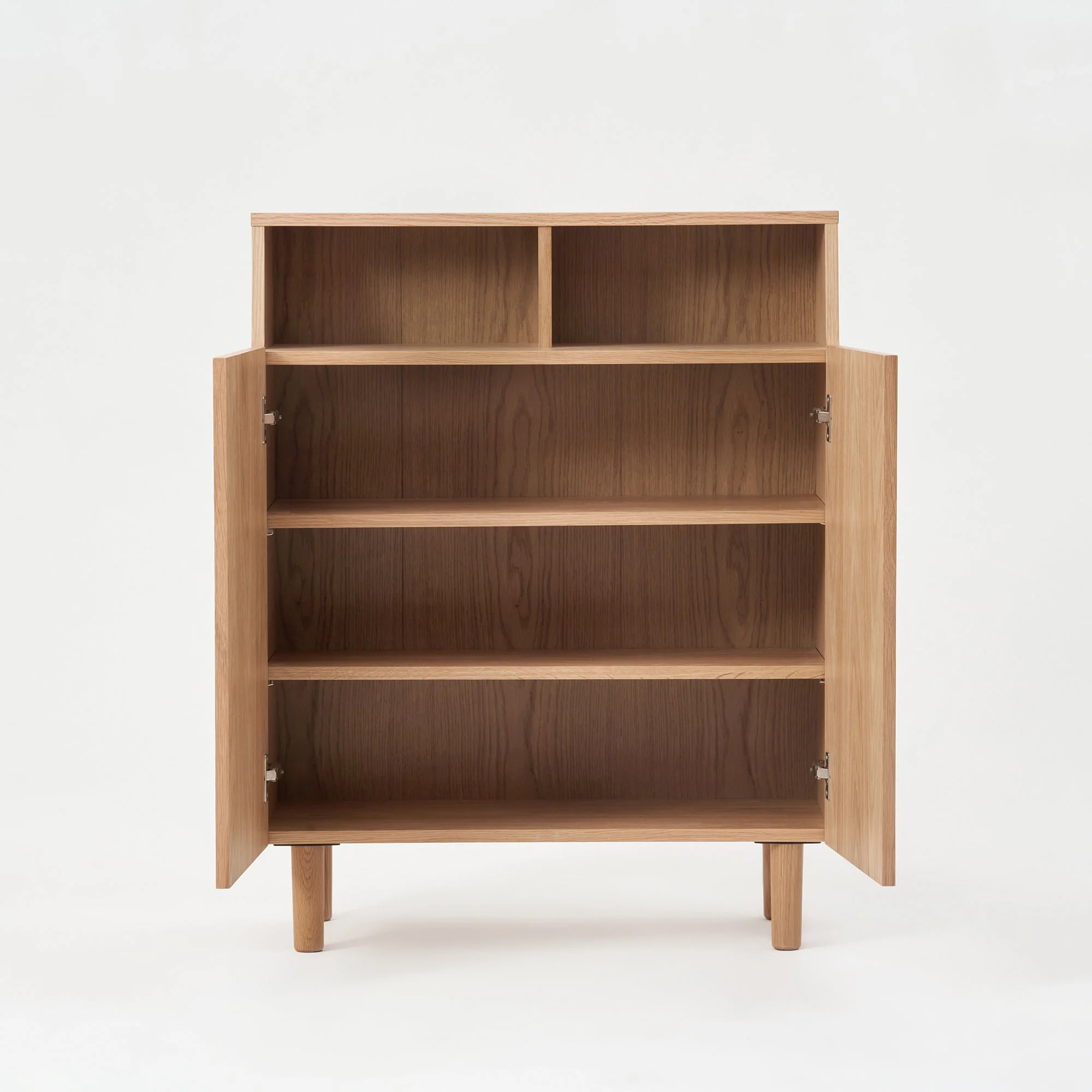 Oak Shoe Cabinet - Image 4