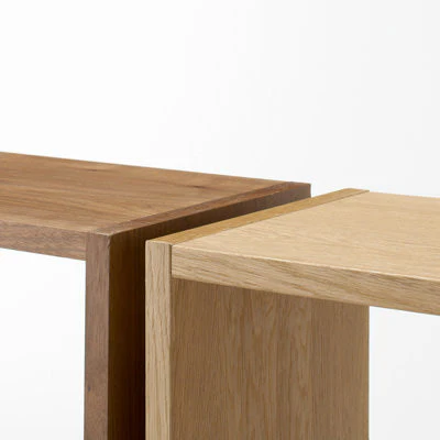 Stacking Shelf - Oak - Wide Type - 2 Tiers - Image 3
