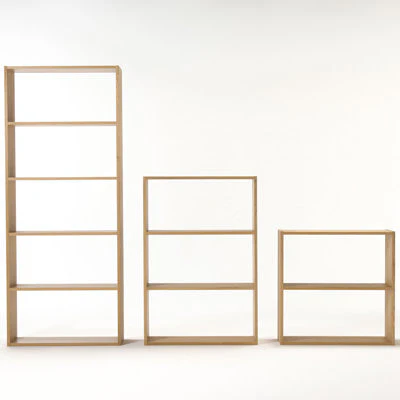 Stacking Shelf - Oak - Wide Type - 2 Tiers - Image 5