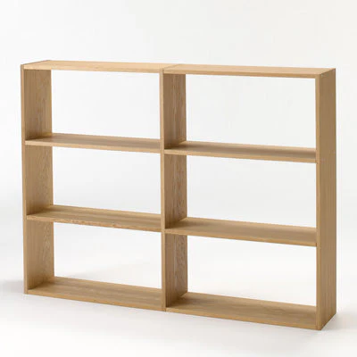 Stacking Shelf - Oak - Wide Type - 3 Tiers - Image 2
