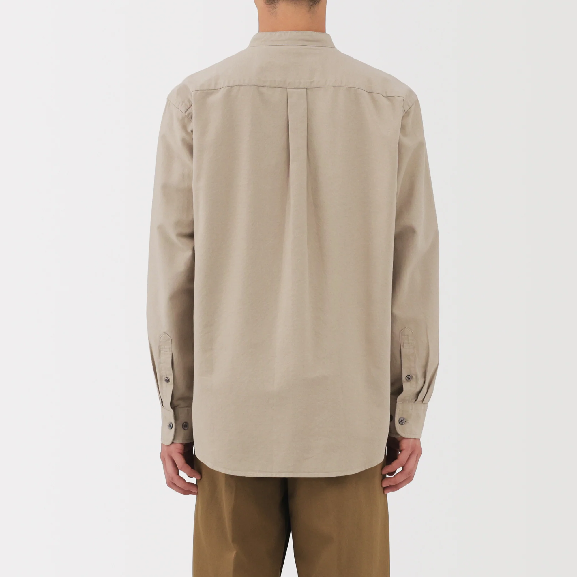 Oxford Stand Collar Shirt - Image 33