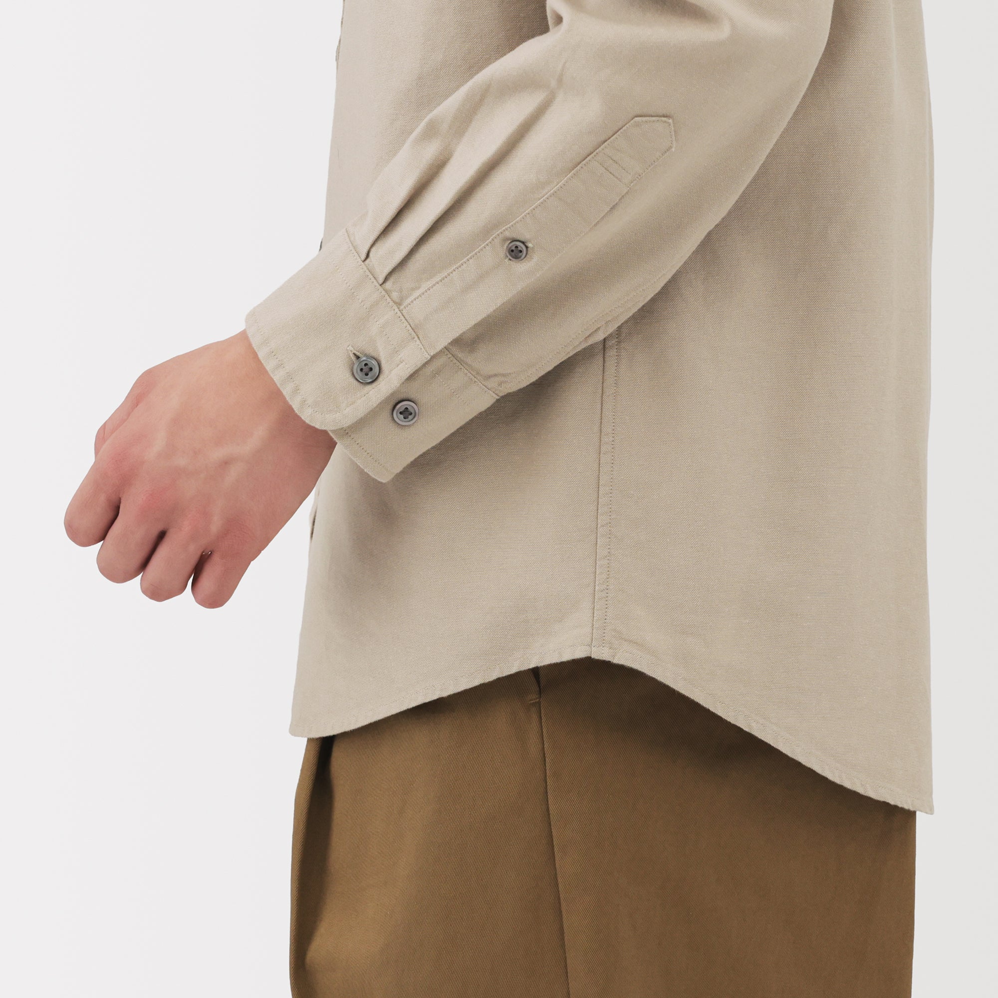 Oxford Stand Collar Shirt - Image 8