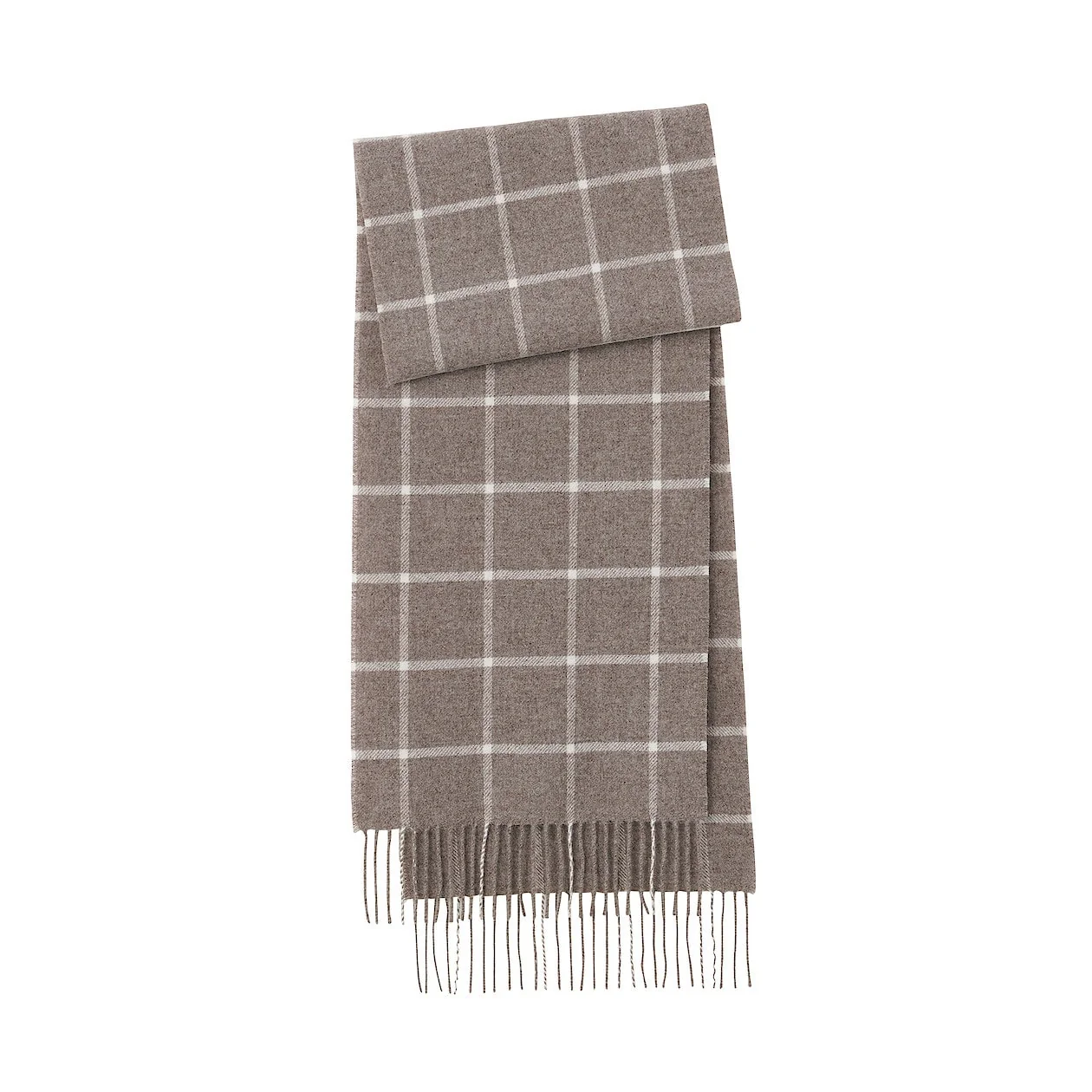 Patterned Wool Woven Scarf 30 x 180 cm - Image 10