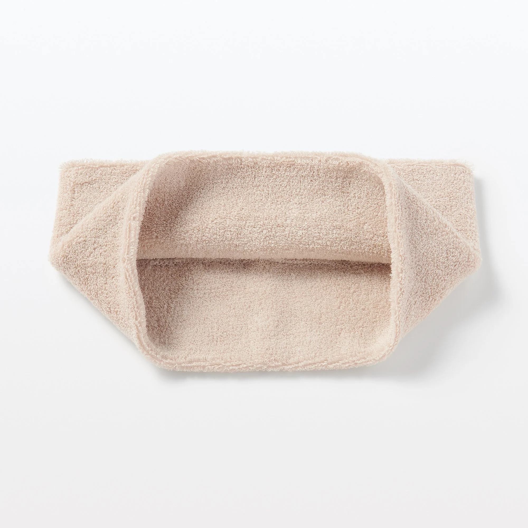 Pile Hair Turban Wide - Beige - Image 2