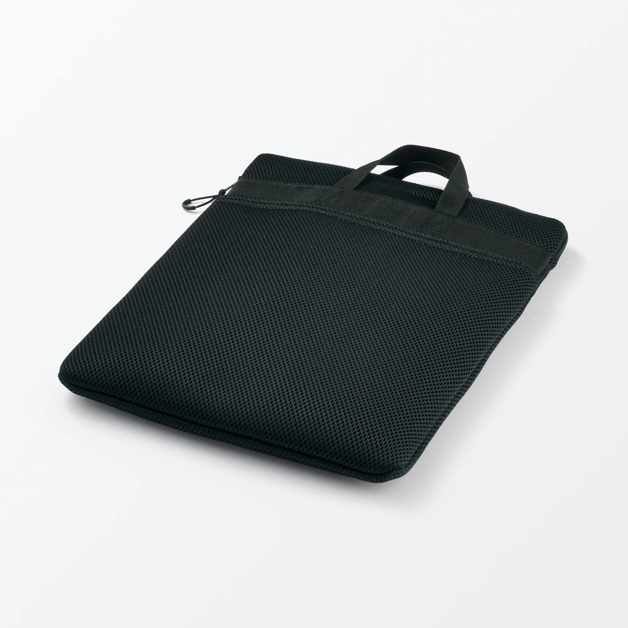Polyester Vertical Cushioned Laptop Case - Black - Image 3
