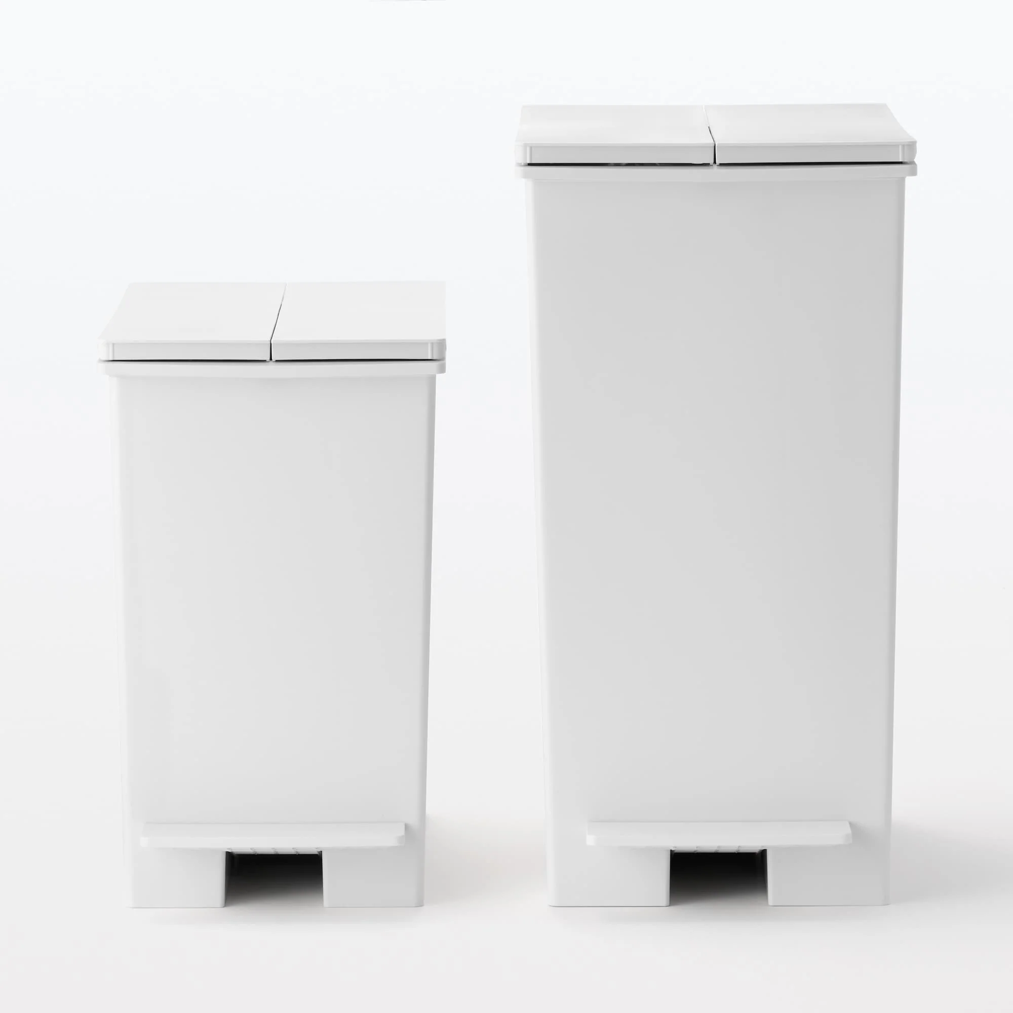 Polypropylene Pedal Dust Bin with Double-Hinged Lid - 21.2 L - Image 10