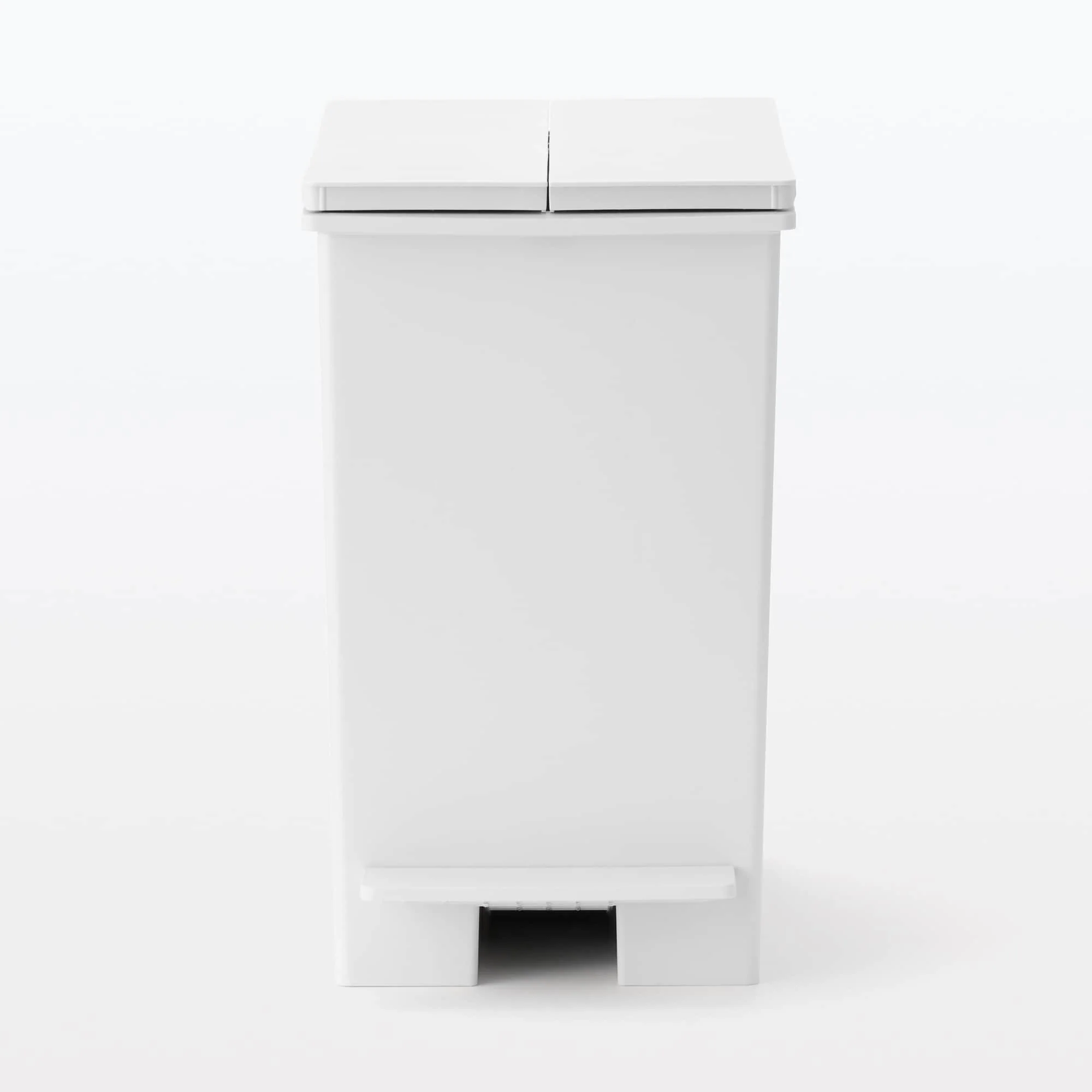 Polypropylene Pedal Dust Bin with Double-Hinged Lid - 21.2 L - Image 3