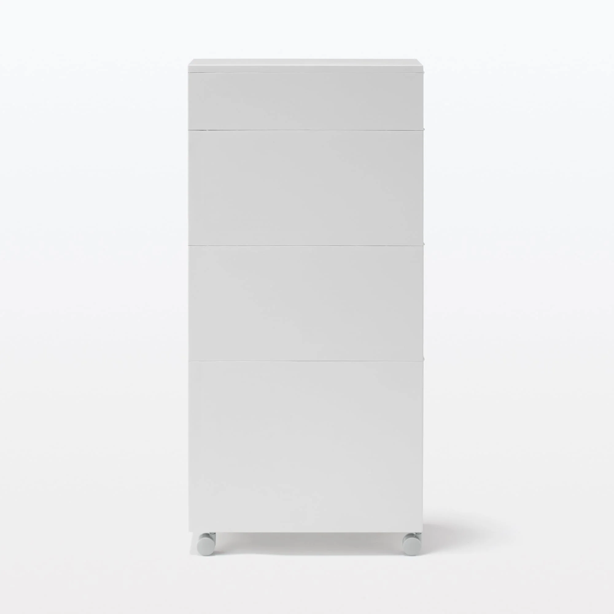 Polypropylene Stocker with Caster #2 - White Grey (4 Tier) - Image 4