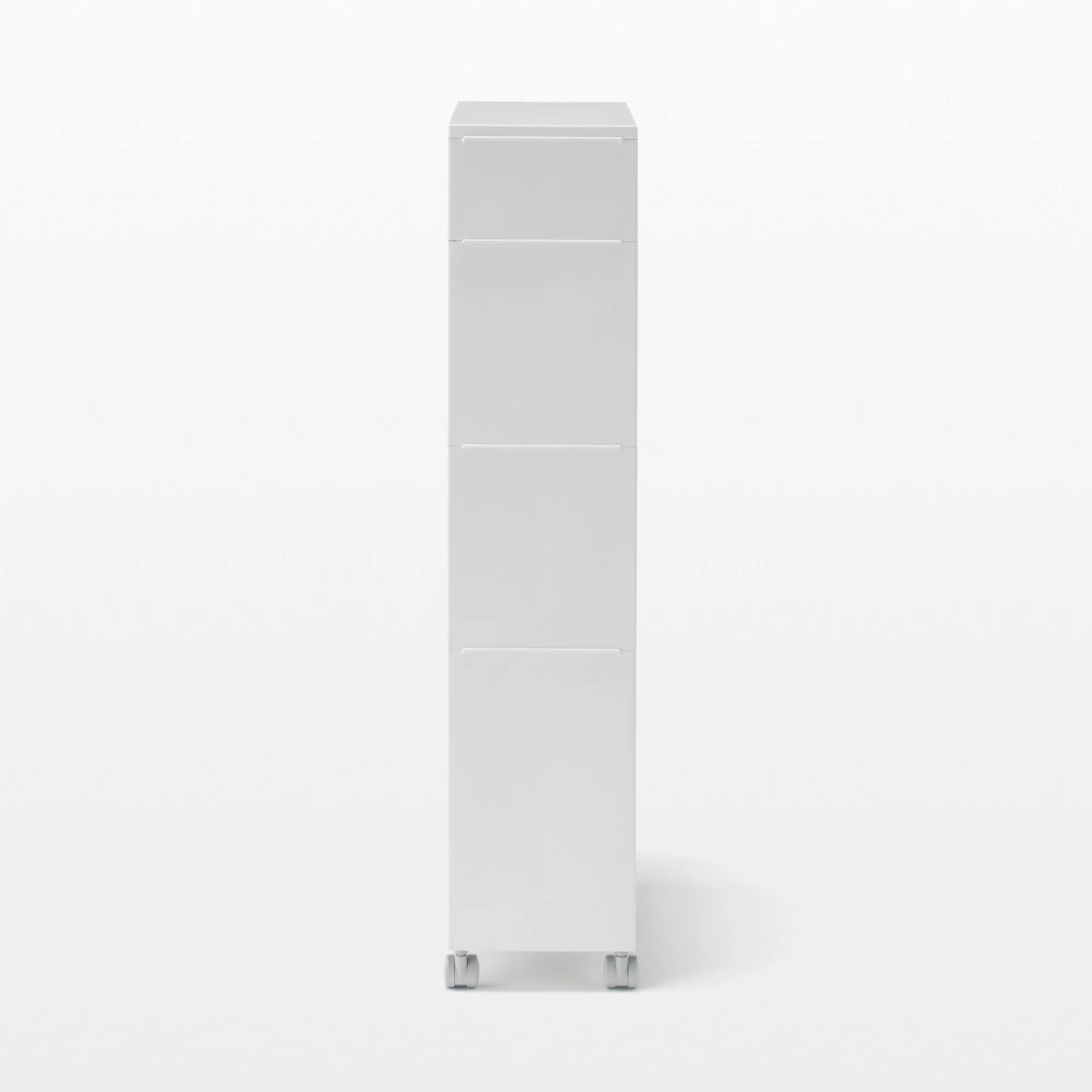 Polypropylene Stocker with Caster #2 - White Grey (4 Tier) - Image 5