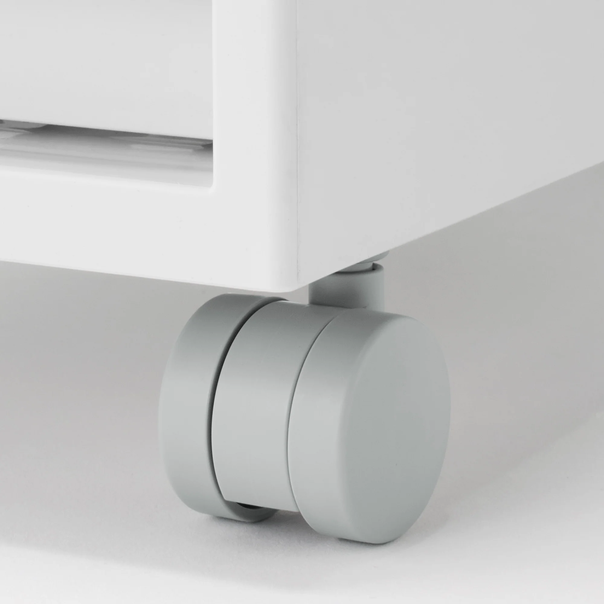 Polypropylene Stocker with Caster #2 - White Grey (4 Tier) - Image 6