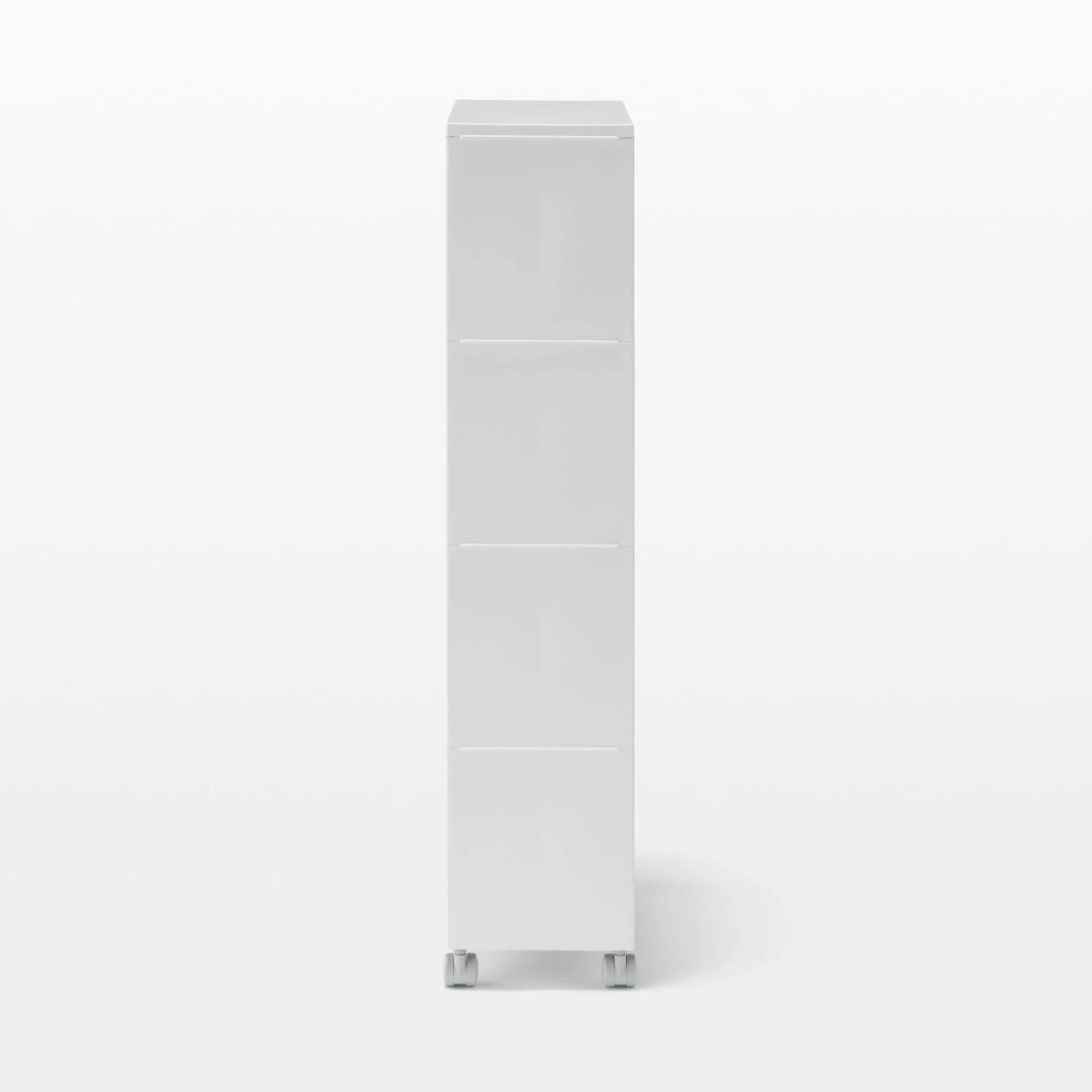 Polypropylene Stocker with Caster - White Grey (4 Tier) - Image 5