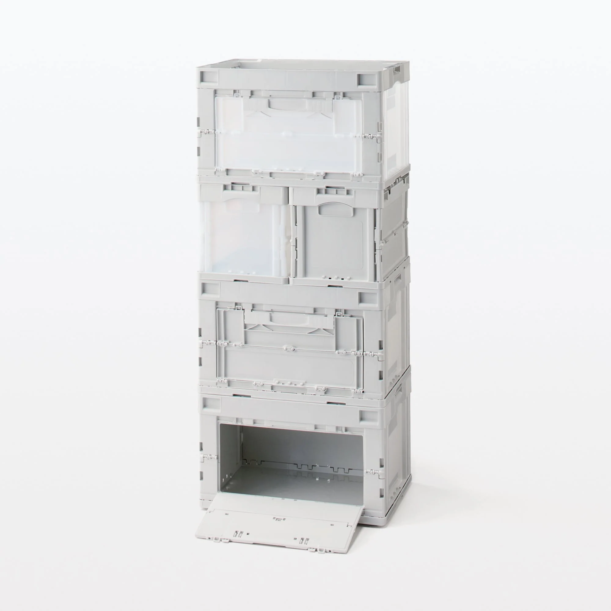 Polypropylene Translucent Folding Crate (50 L) - Image 10
