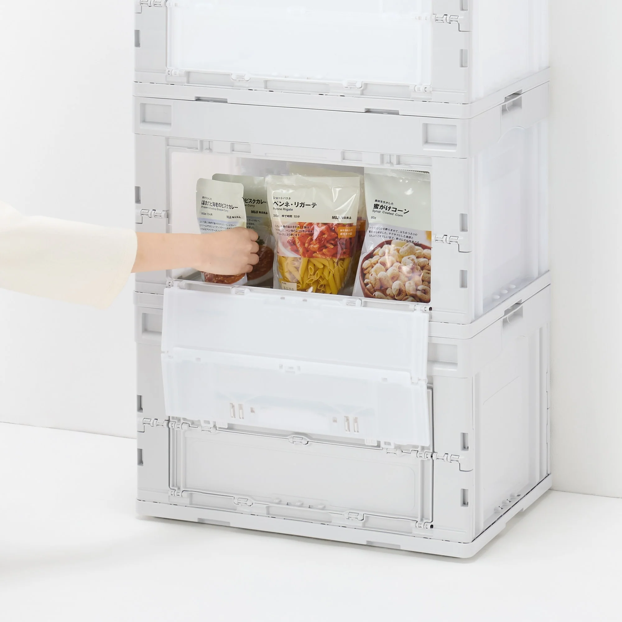 Polypropylene Translucent Folding Crate (50 L) - Image 13