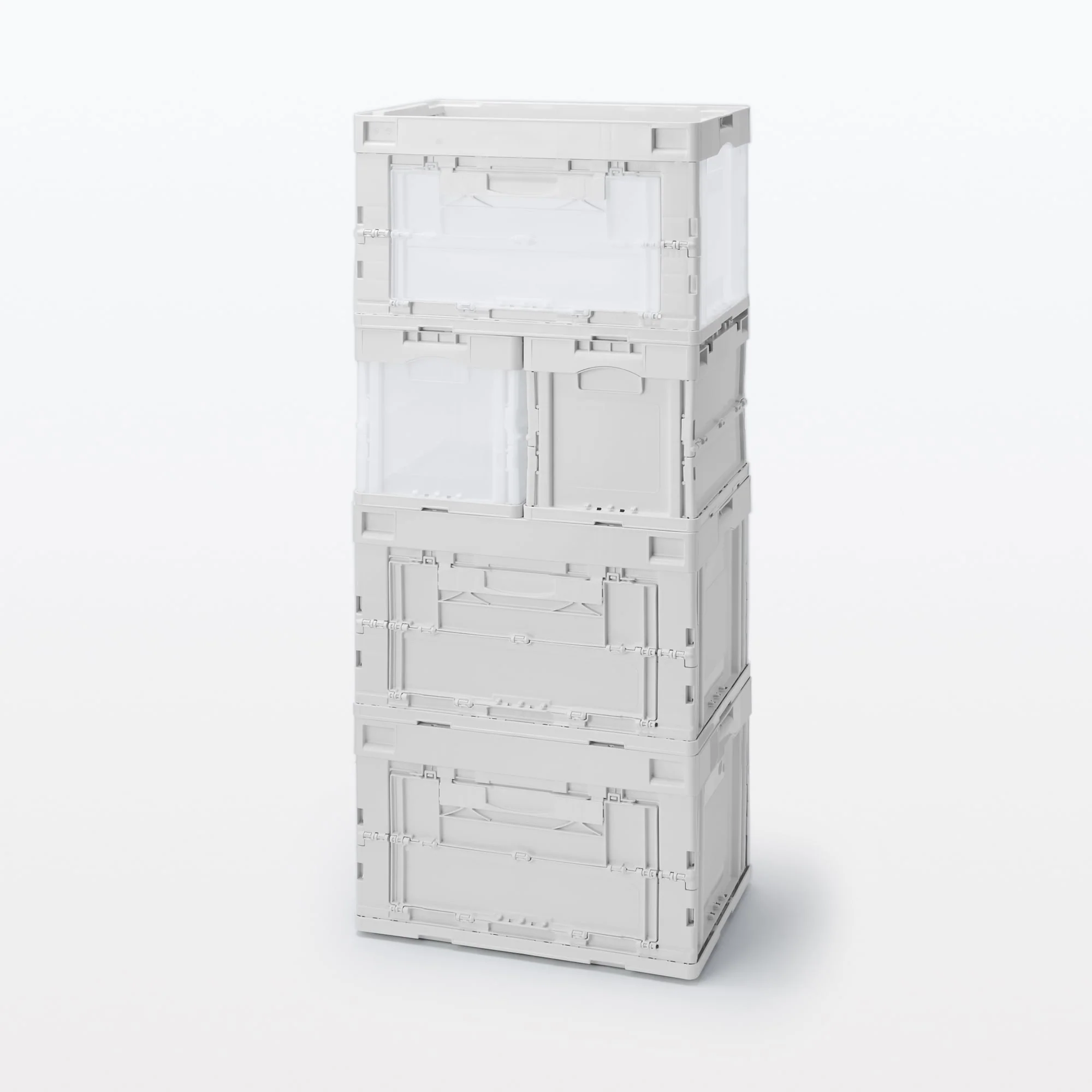 Polypropylene Translucent Folding Crate (50 L) - Image 9