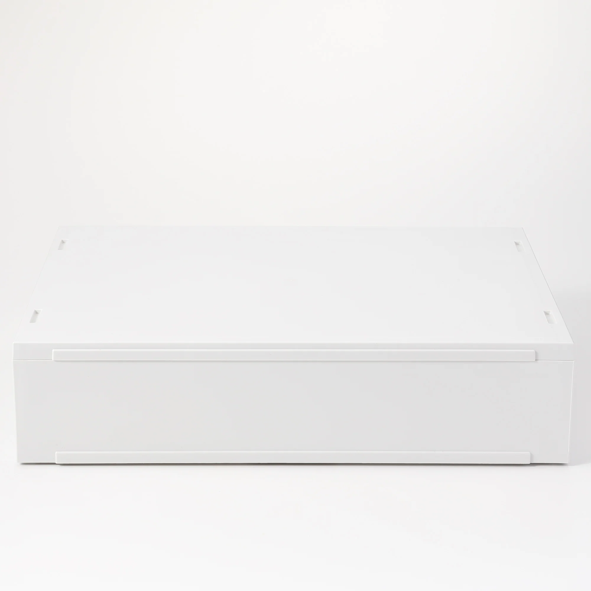 Polypropylene Wide Storage Case White Grey - Extra Shallow (W37 x D26 x H9 cm) - Image 4