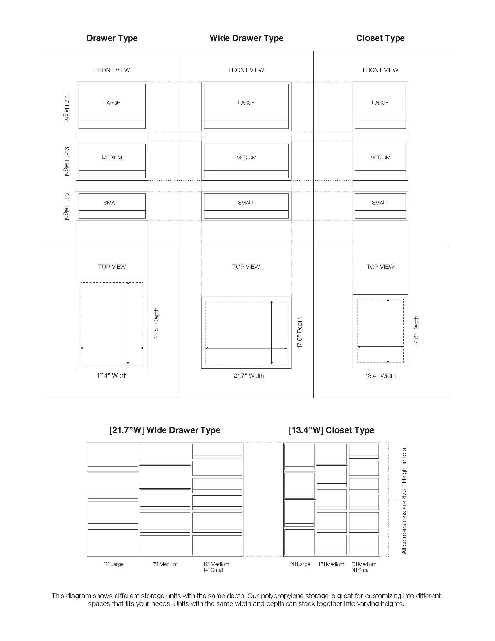 Polypropylene Storage Case Drawer (W34 x D44.5 cm) - Image 4