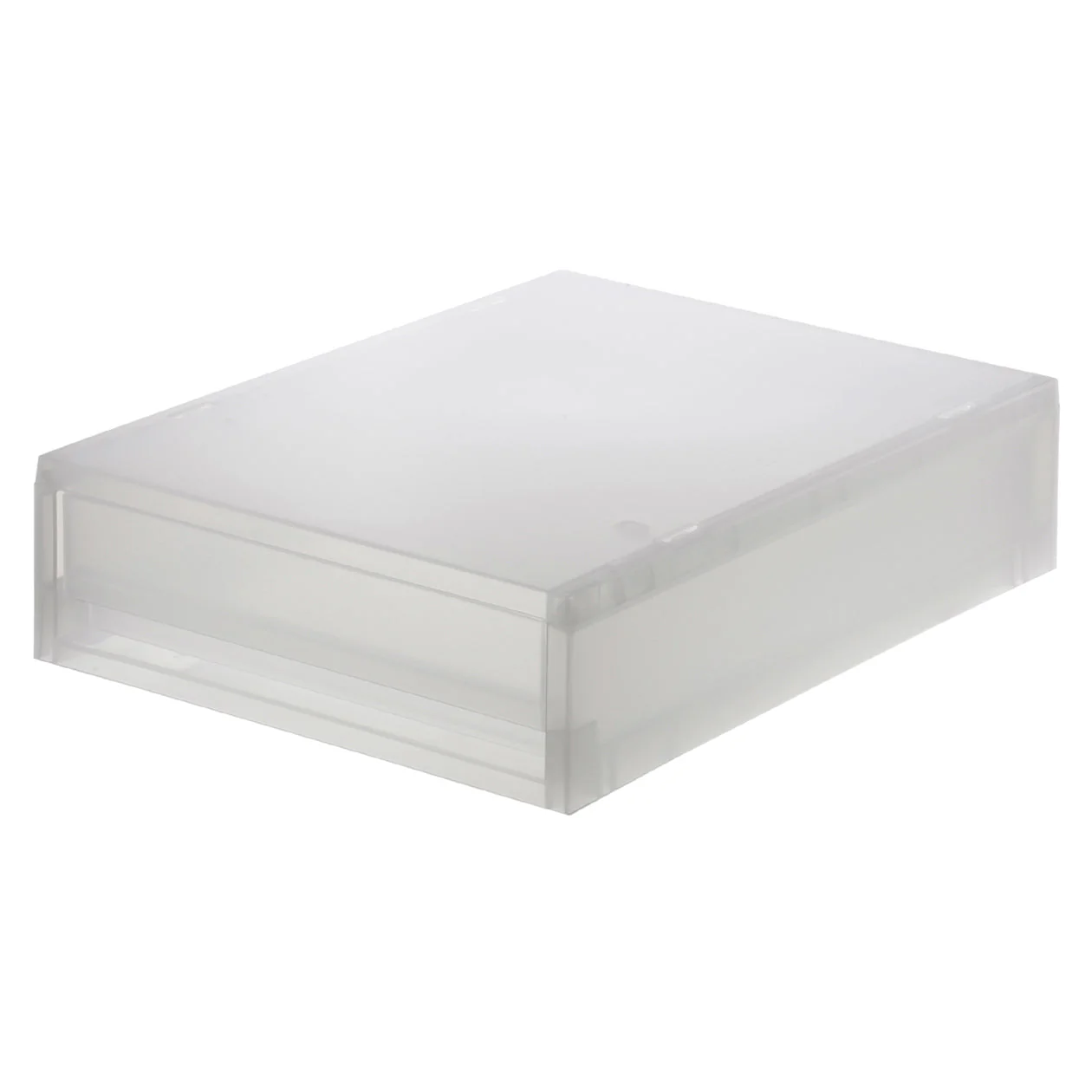 Polypropylene Storage Case Drawer Extra Shallow (W26 x D37 x H9 cm)