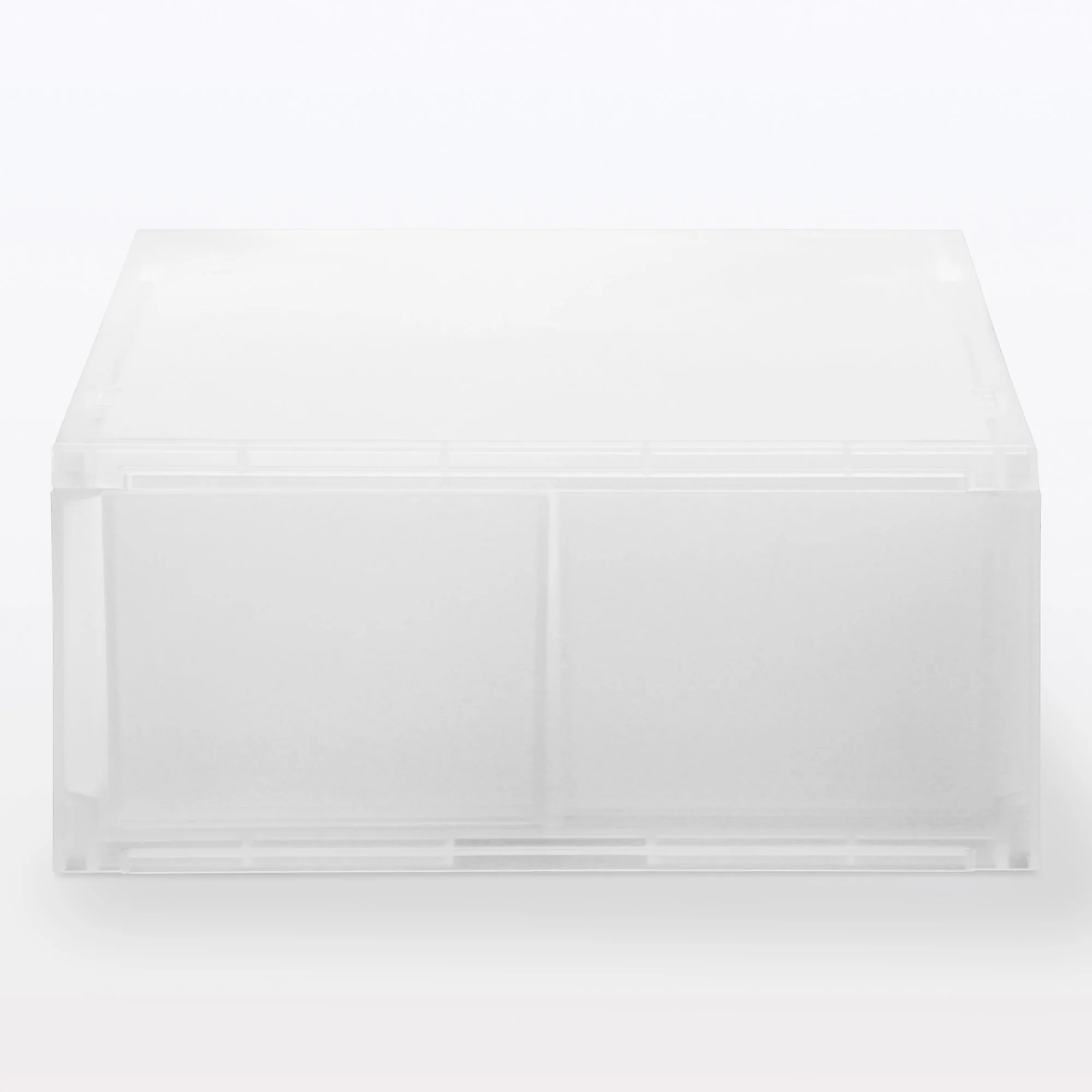 Polypropylene Storage Case Drawer Shallow with Partition (W26 x D37 x H12 cm) - Image 4