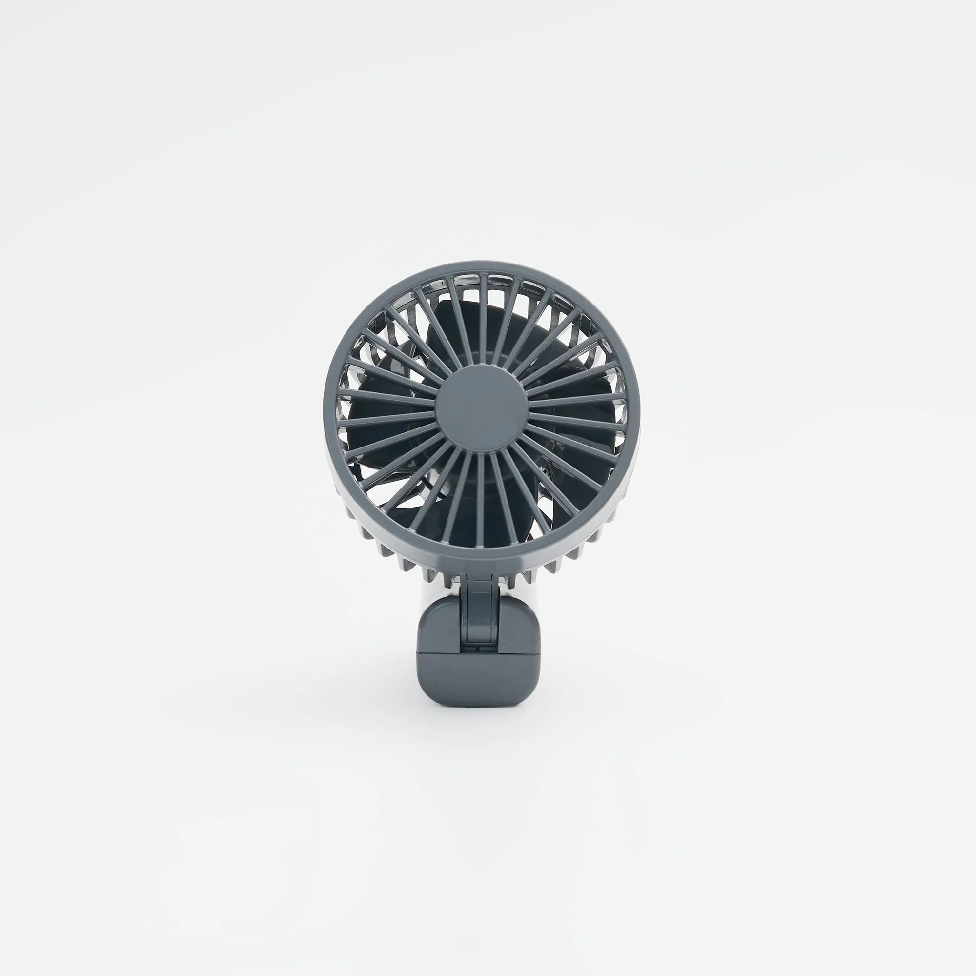 Rechargeable Compact Handheld Fan - Grey - Image 4