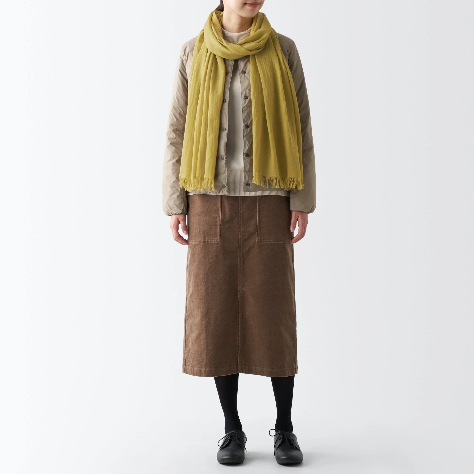 Recycled Polyester Cotton Blend Large Stole - Image 19