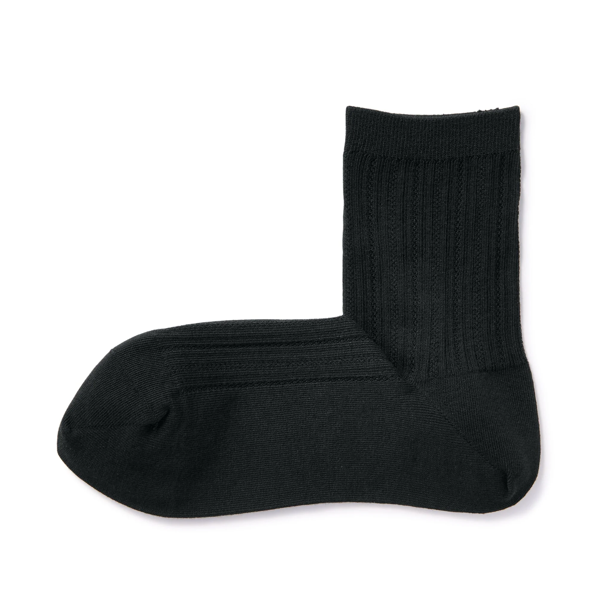 Right Angle Loose Top Patterned Short Socks - Image 4