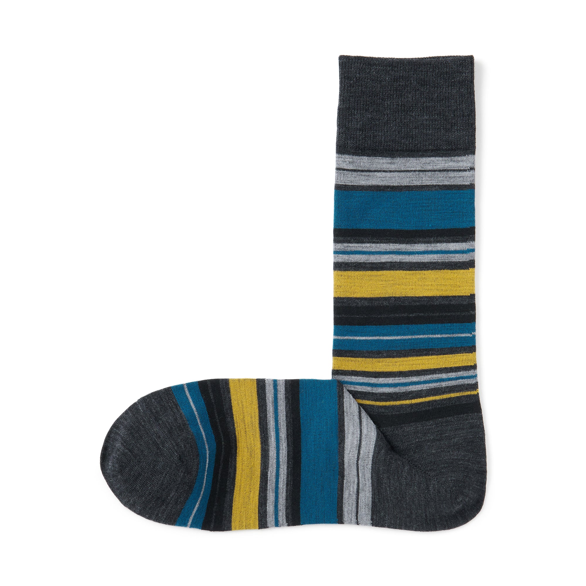 Right Angle Lustrous Wool Mix Thin Socks - Image 5