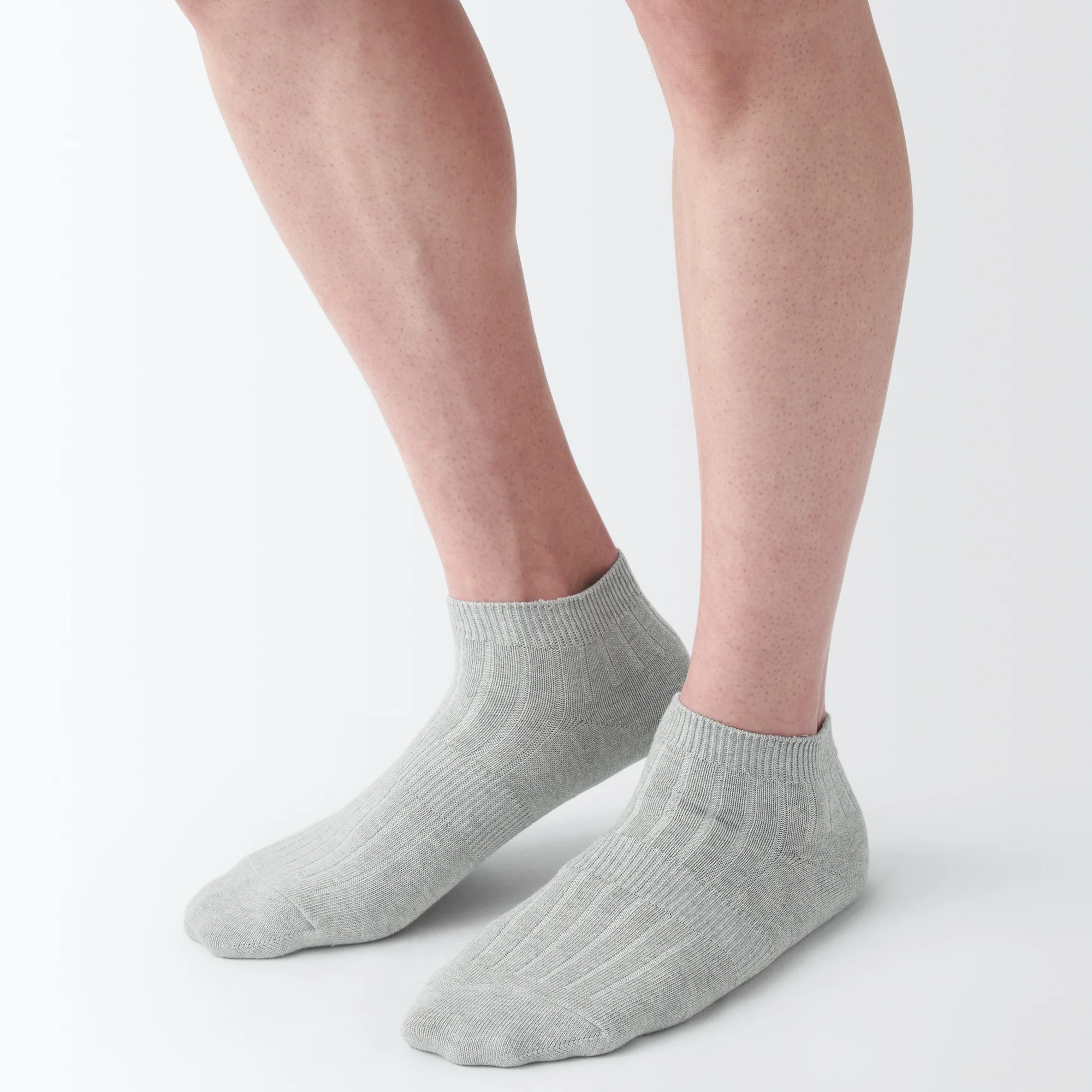 Right Angle Pile Rib Short Socks